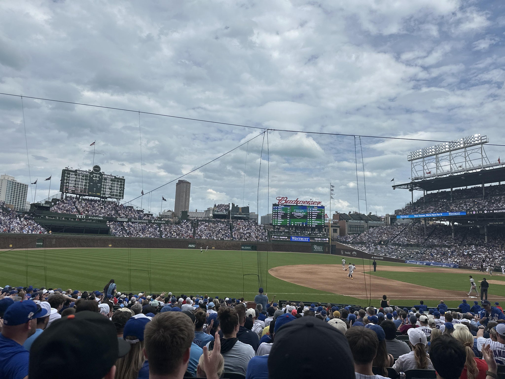 Real Fan View taken from Section 108 at Wrigley Field by Montana M