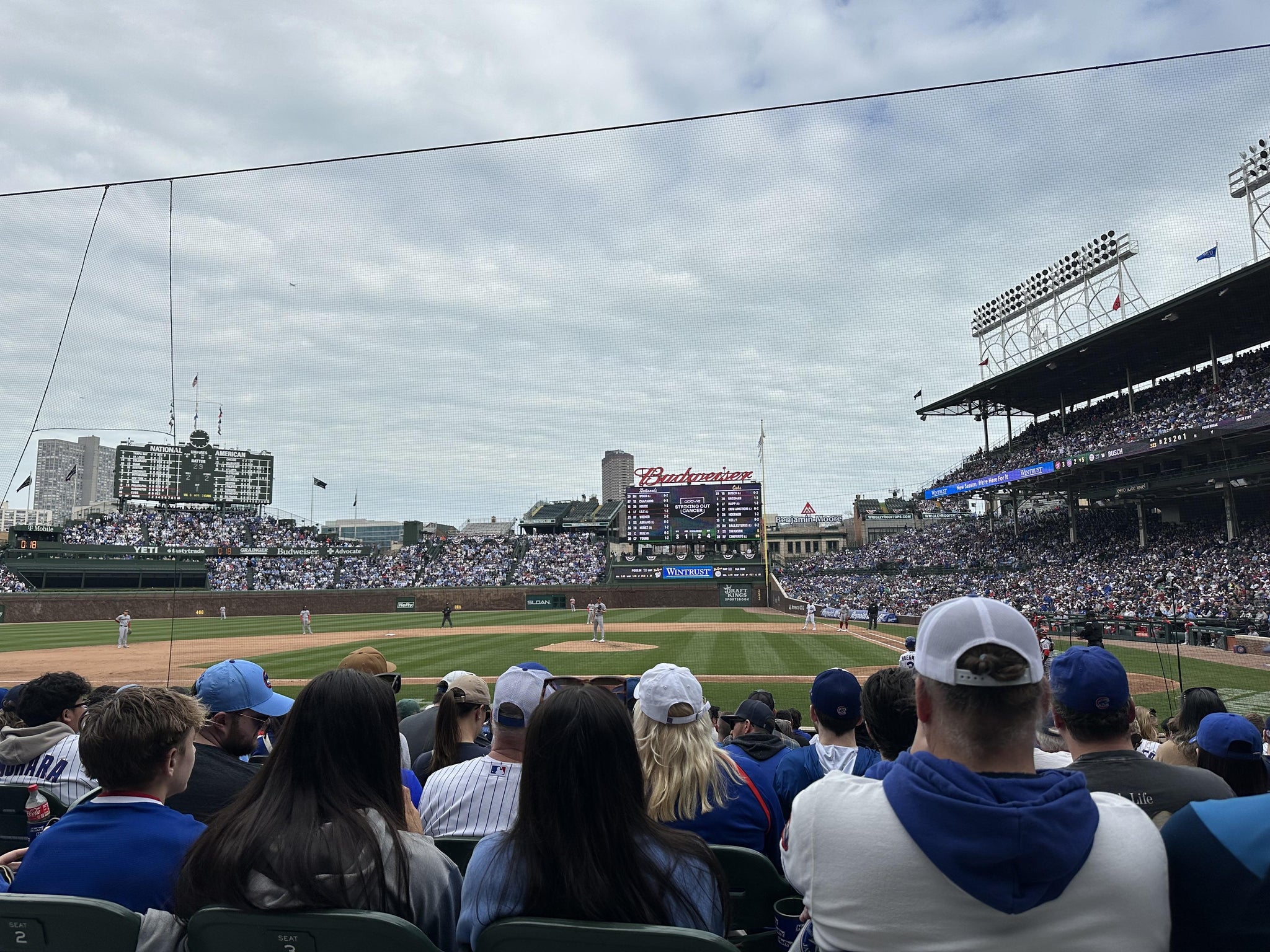 Real Fan View taken from Section 113 at Wrigley Field by Kyle F