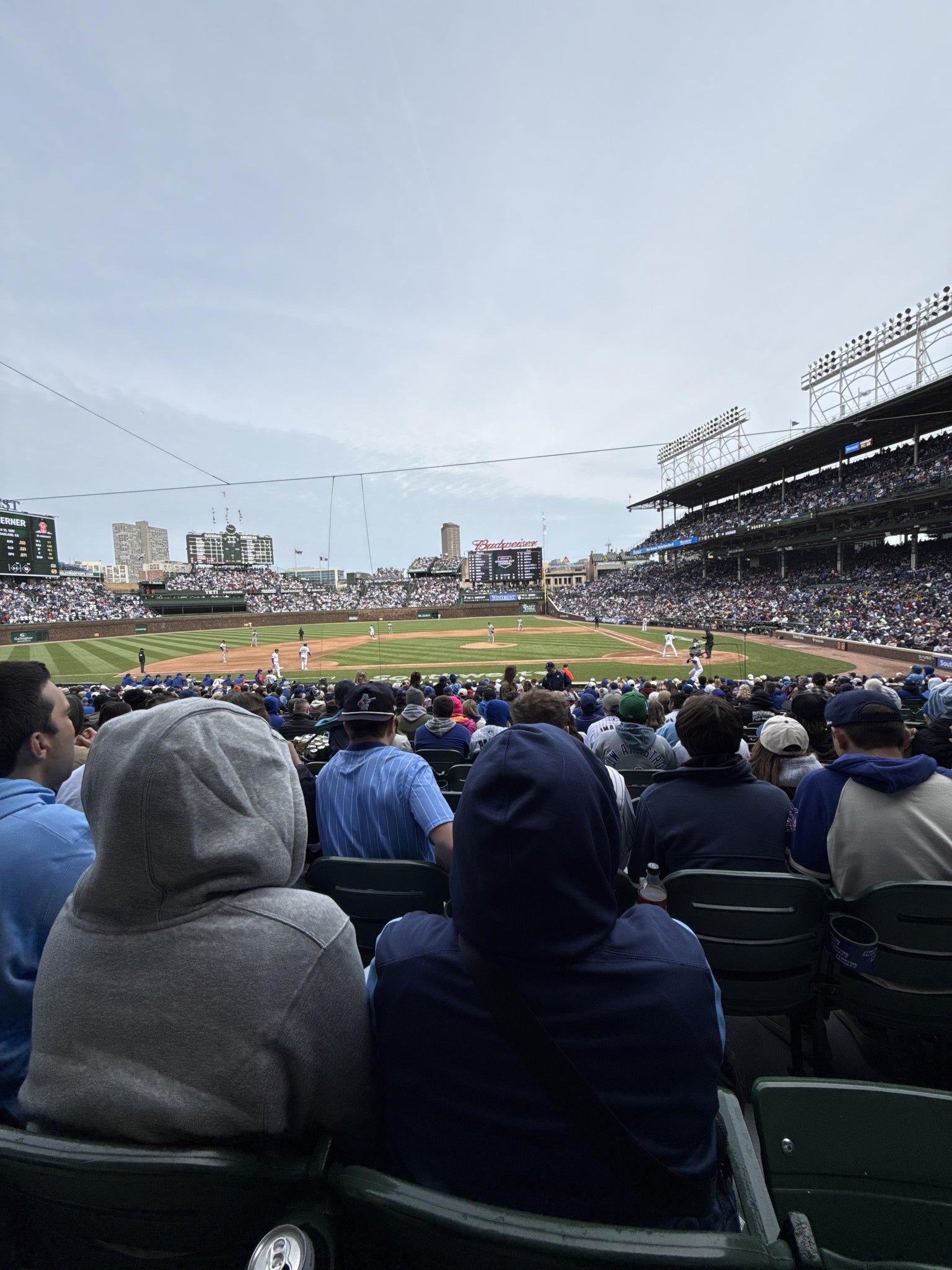 Real Fan View taken from Section 113 at Wrigley Field by Terran E