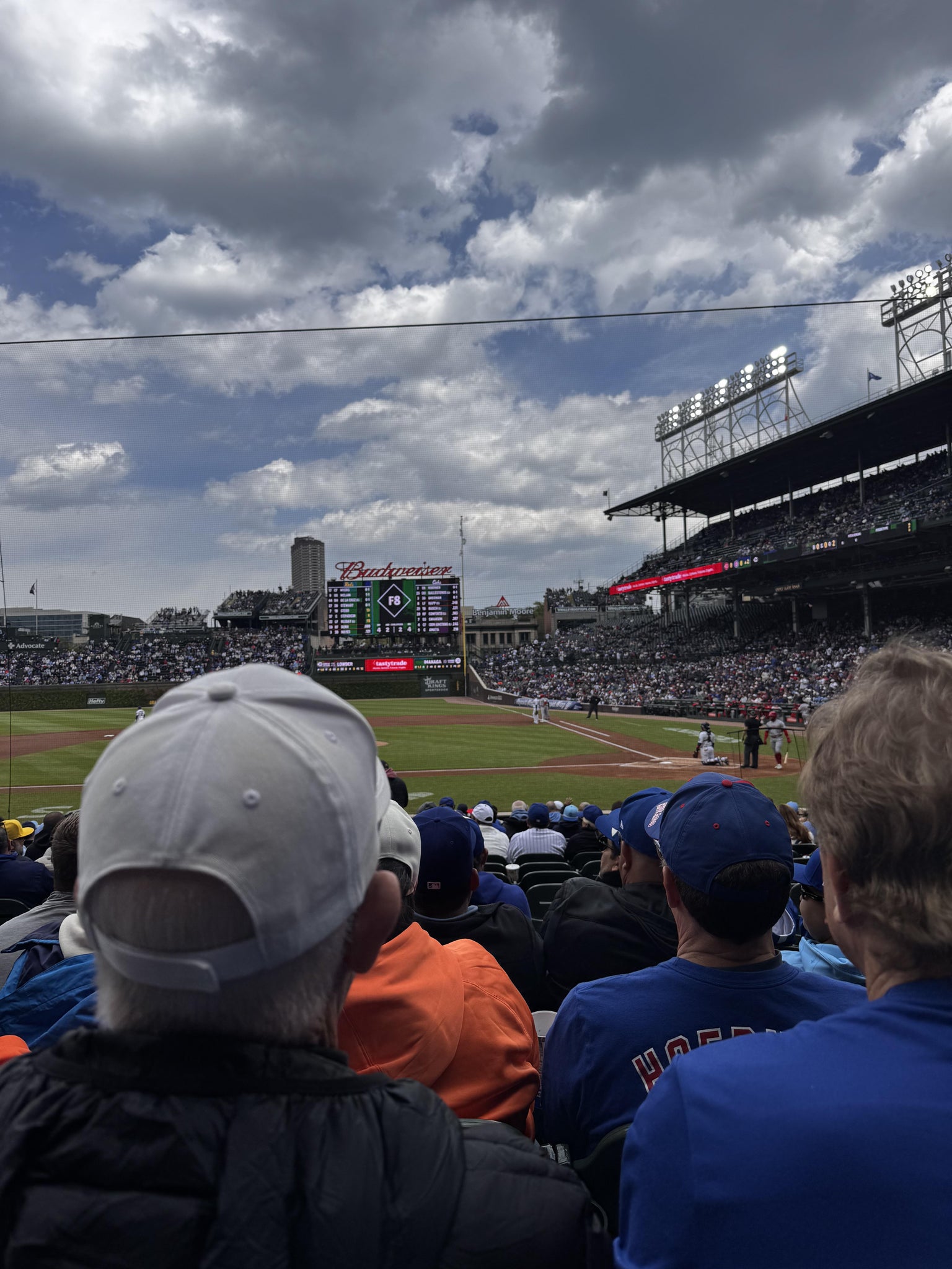 Real Fan View taken from Section 113 at Wrigley Field by Anonymous User