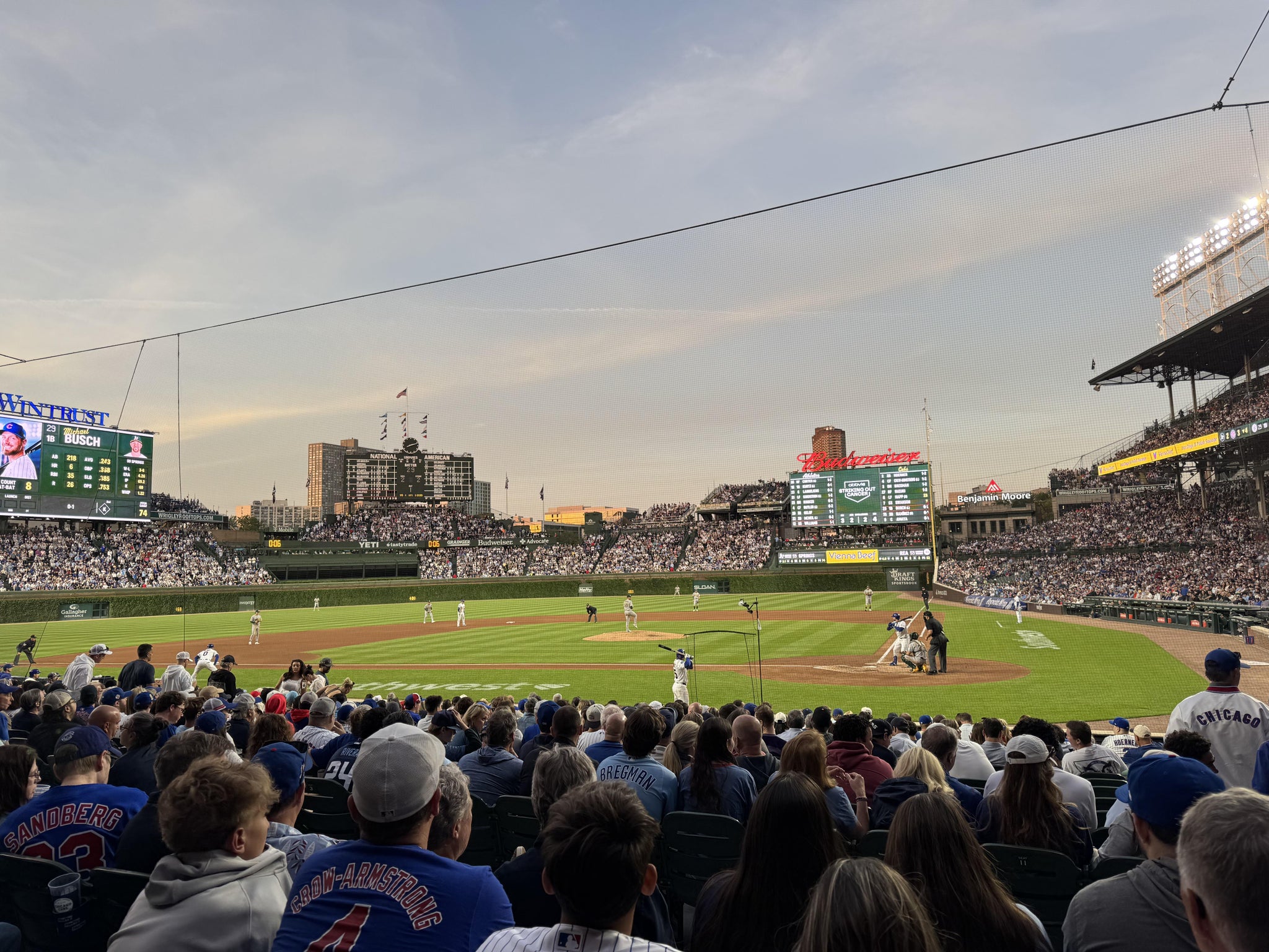 Real Fan View taken from Section 114 at Wrigley Field by Jill G