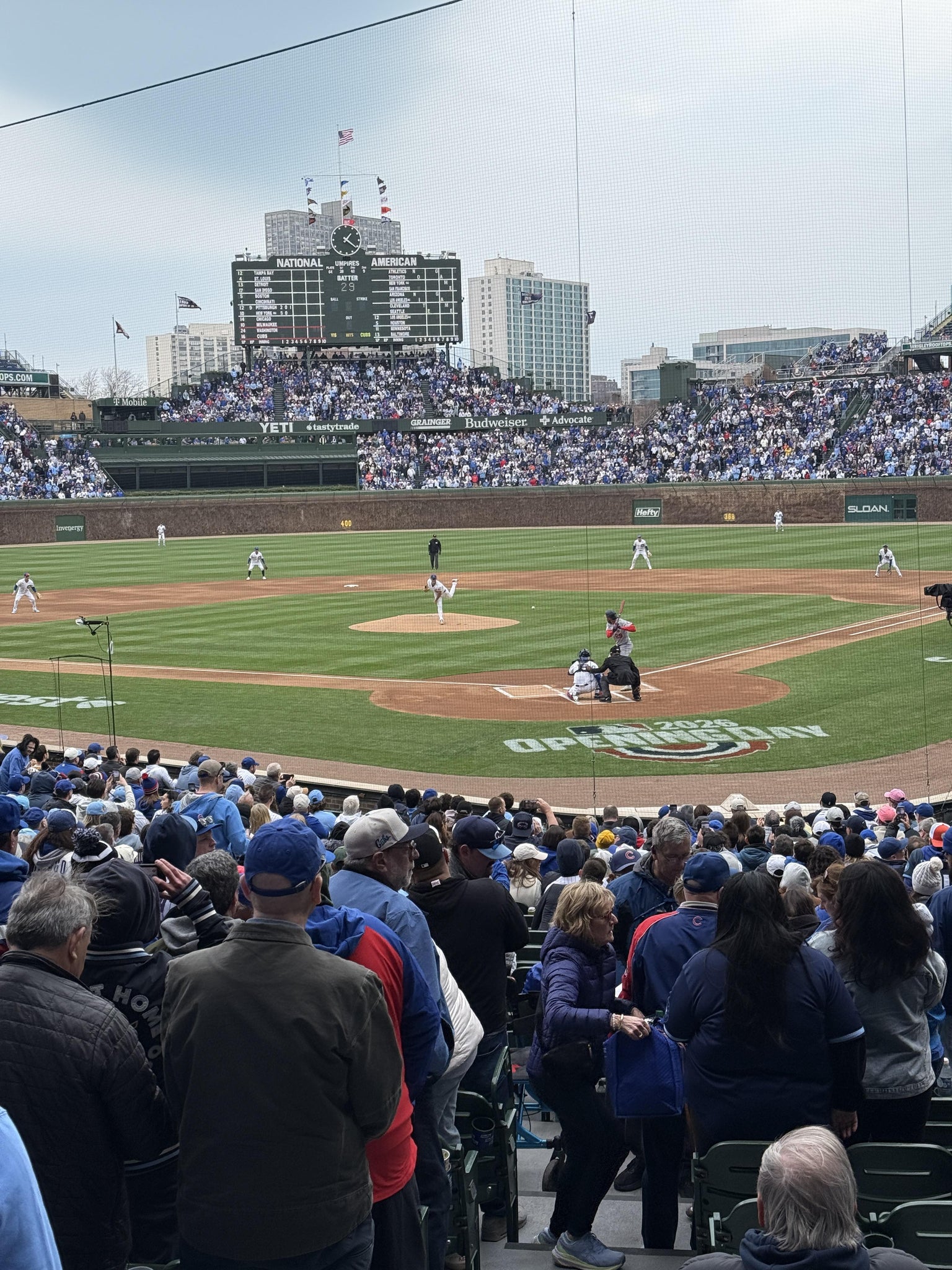 Real Fan View taken from Section 117 at Wrigley Field by Jay J