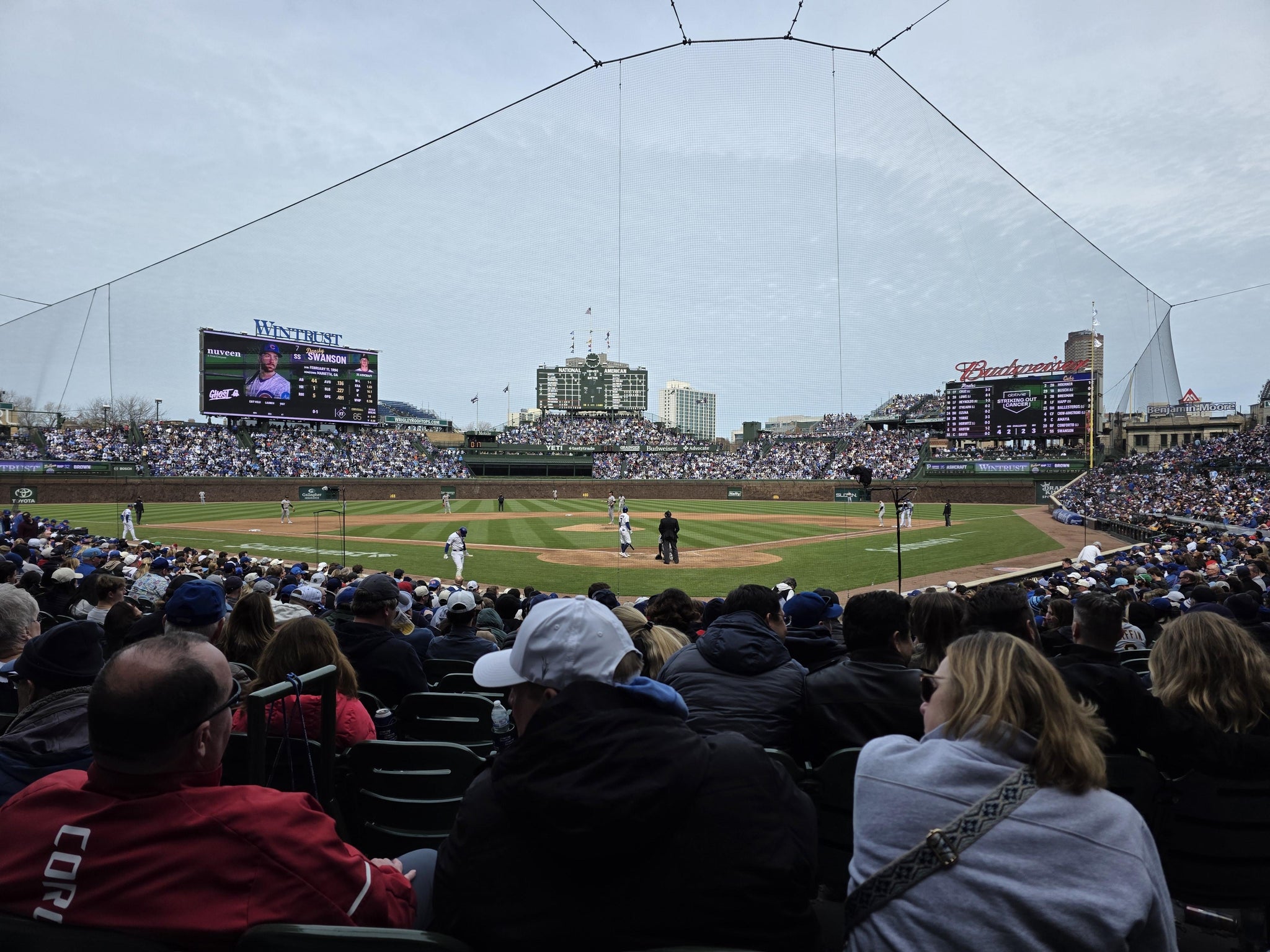Real Fan View taken from Section 117 at Wrigley Field by Dyfed R
