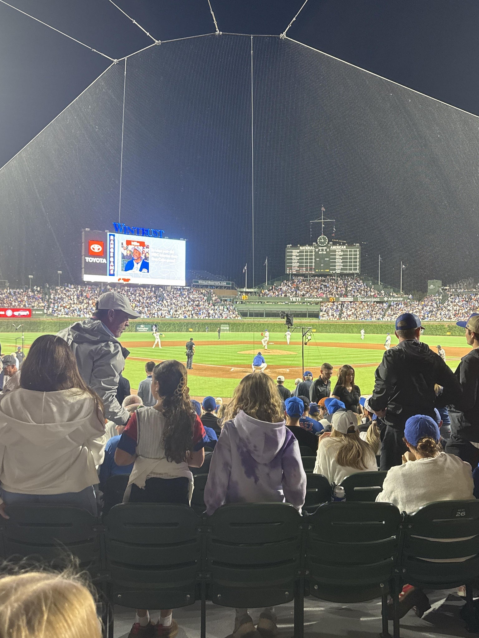 Real Fan View taken from Section 118 at Wrigley Field by Brandon D