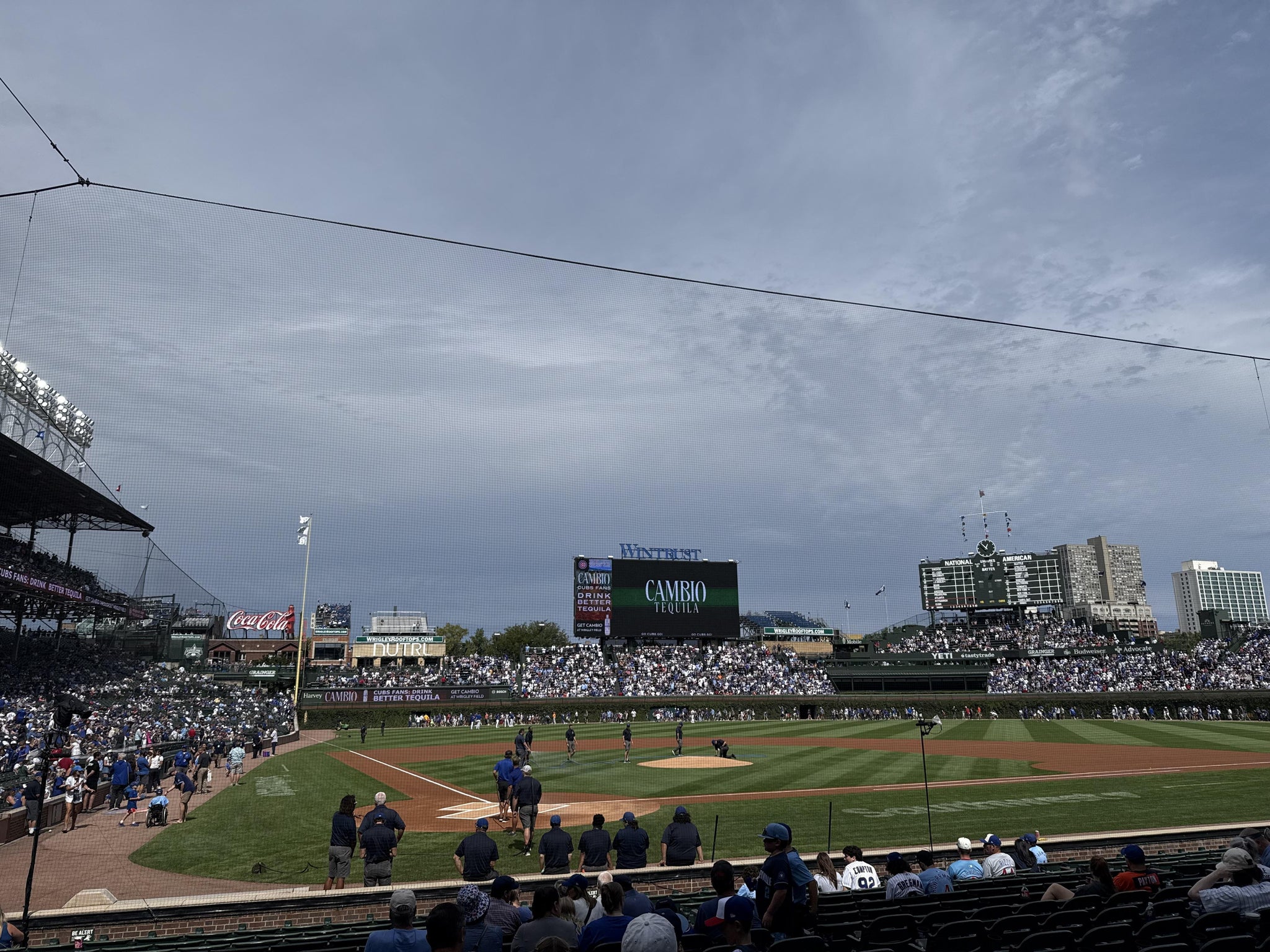 Real Fan View taken from Section 120 at Wrigley Field by Jon T
