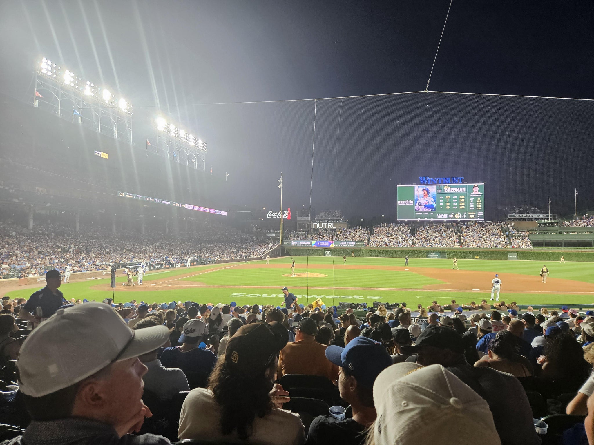 Real Fan View taken from Section 123 at Wrigley Field by Robert H