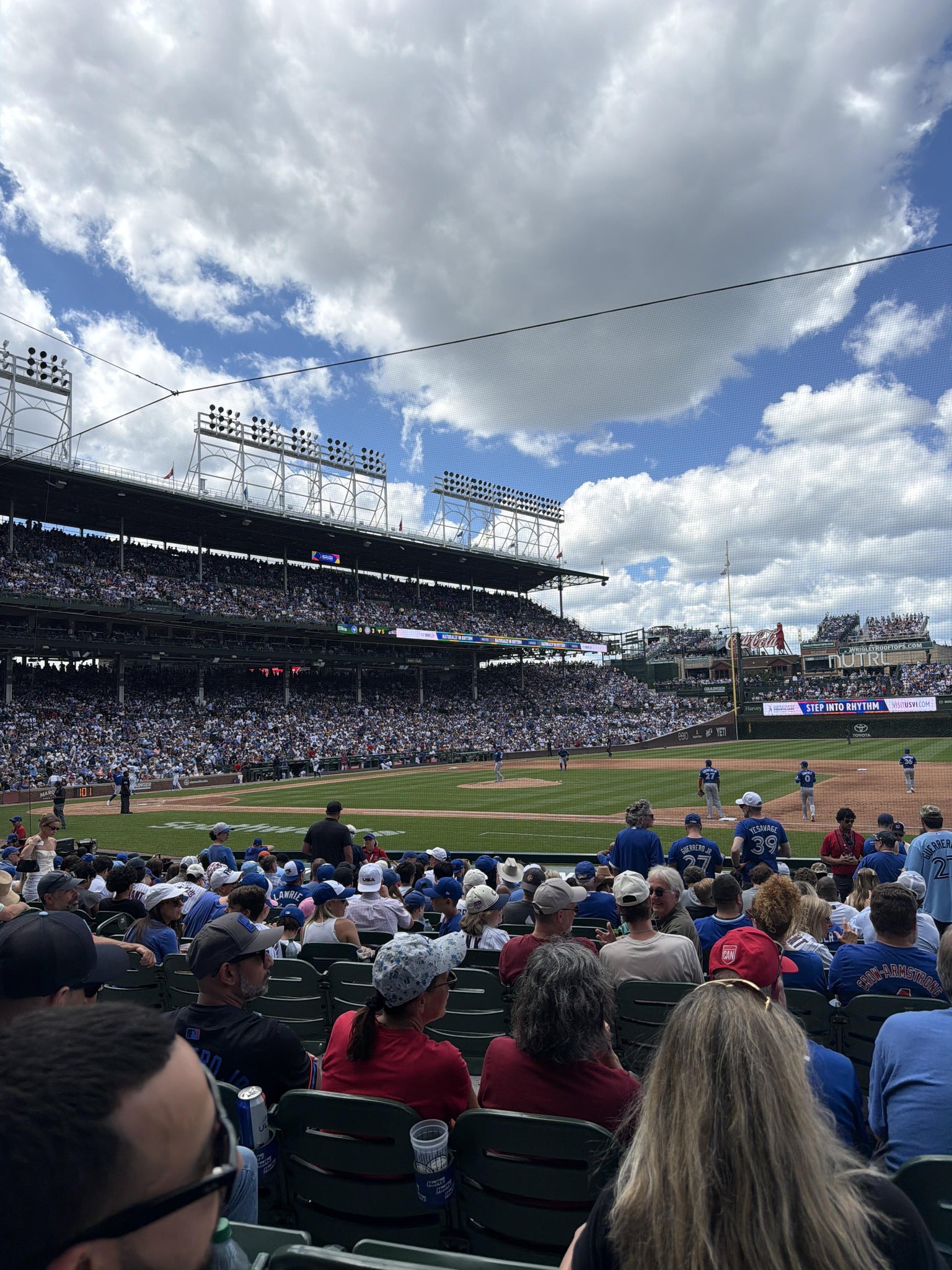 Real Fan View taken from Section 125 at Wrigley Field by Kristin C