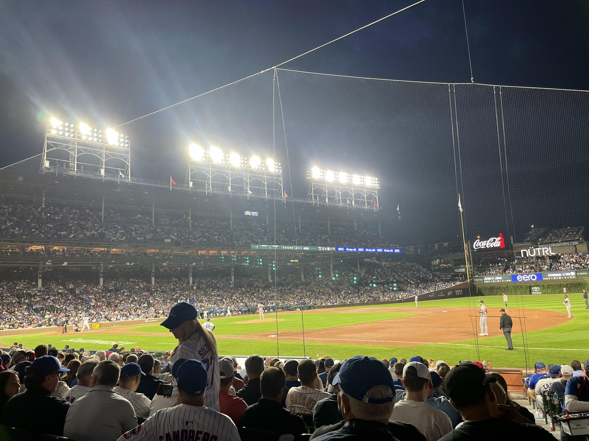 Real Fan View taken from Section 127 at Wrigley Field by Anthony K