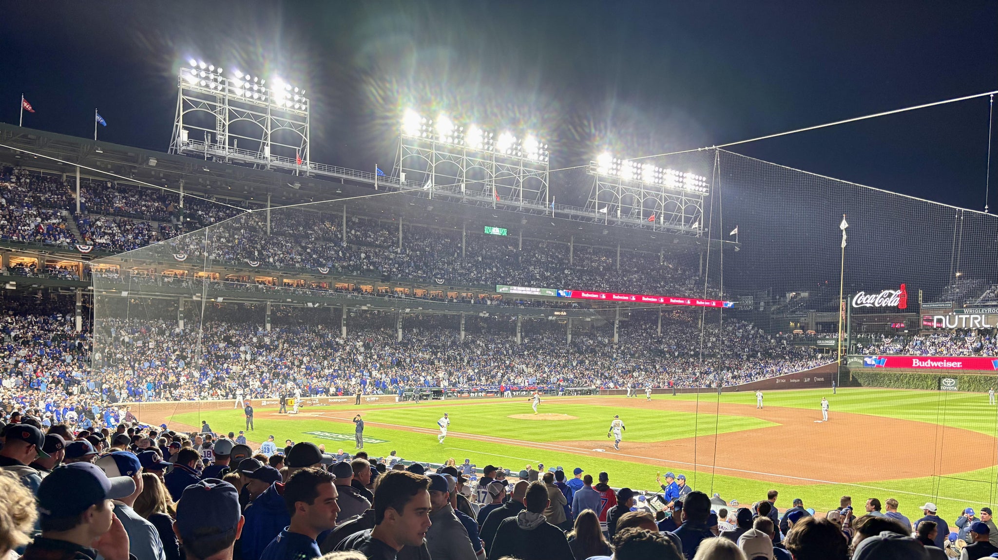Real Fan View taken from Section 127 at Wrigley Field by Christopher F