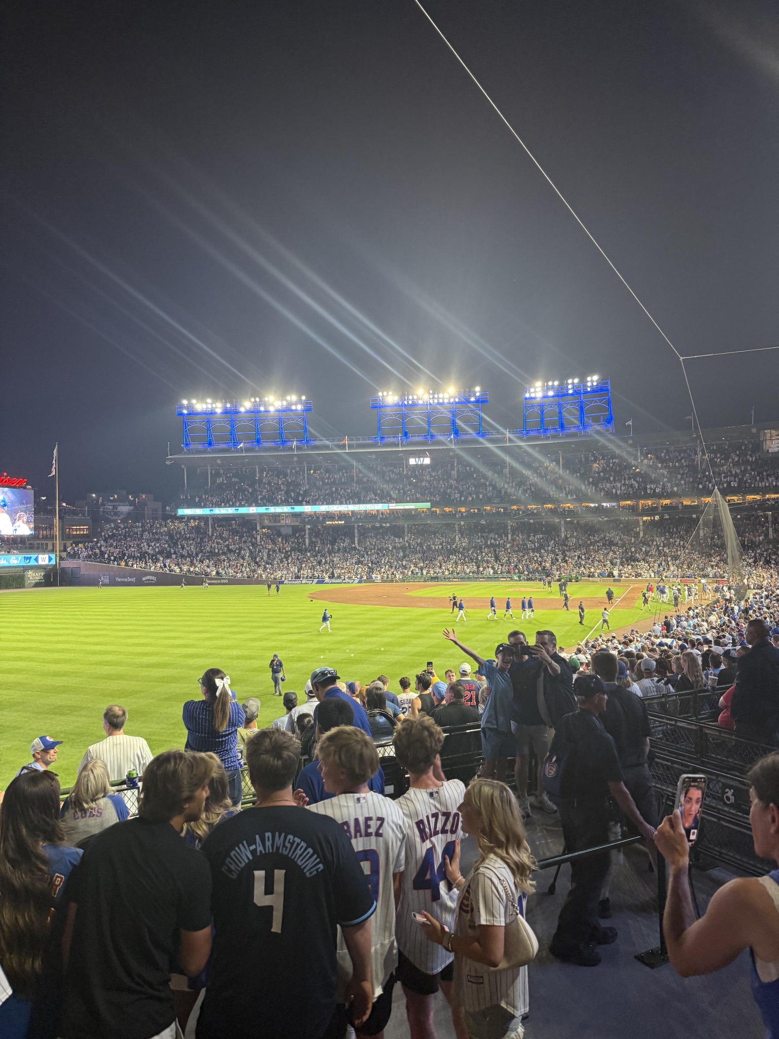 Real Fan View taken from Section 202 at Wrigley Field by Nick D