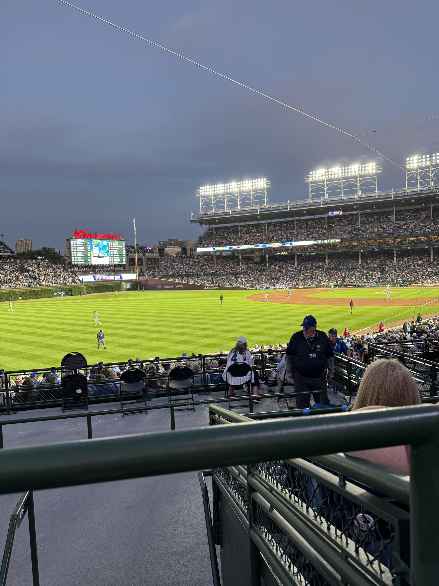 Real Fan View taken from Section 203 at Wrigley Field by Kyiah I