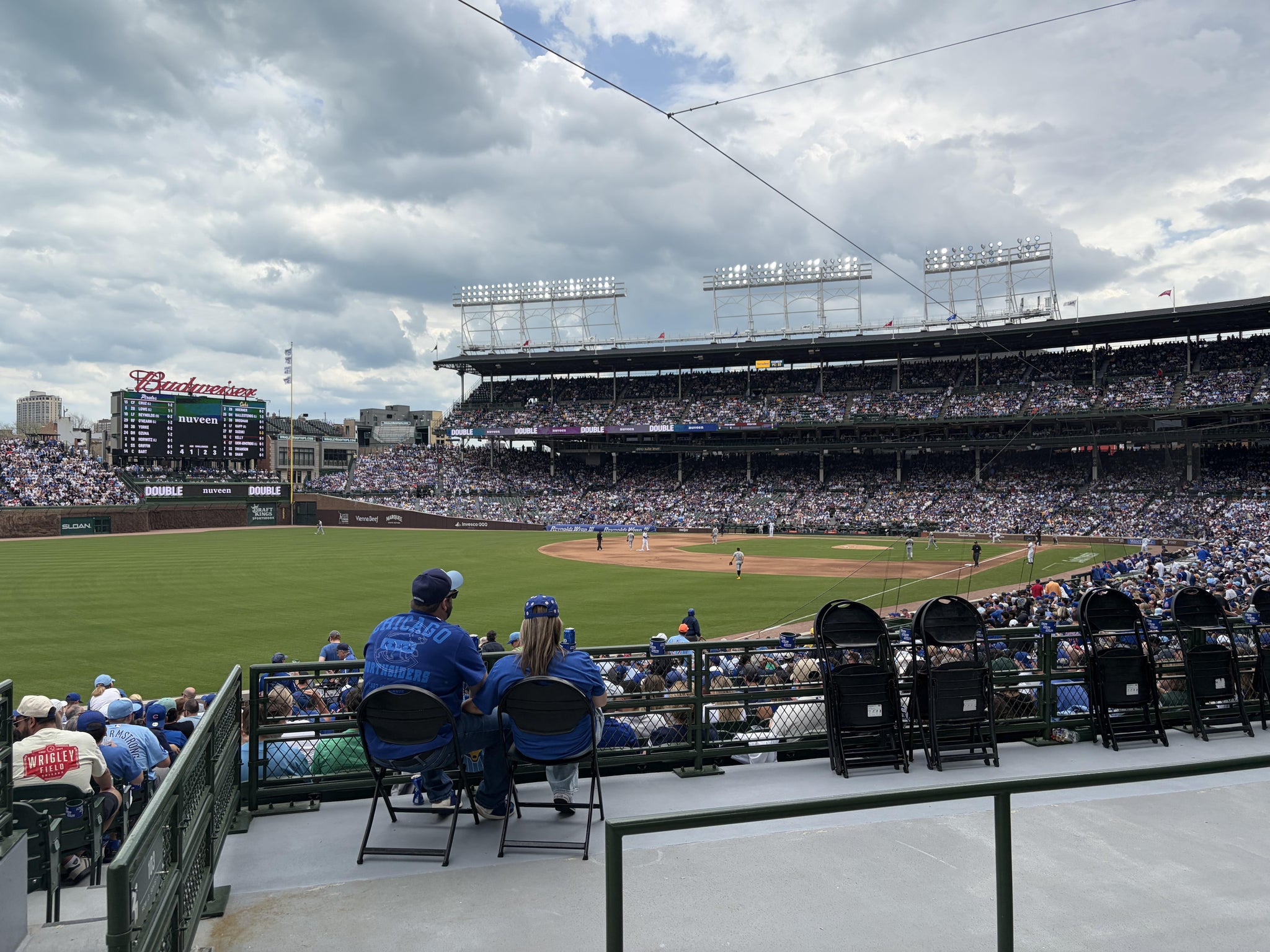 Real Fan View taken from Section 204 at Wrigley Field by Troy J