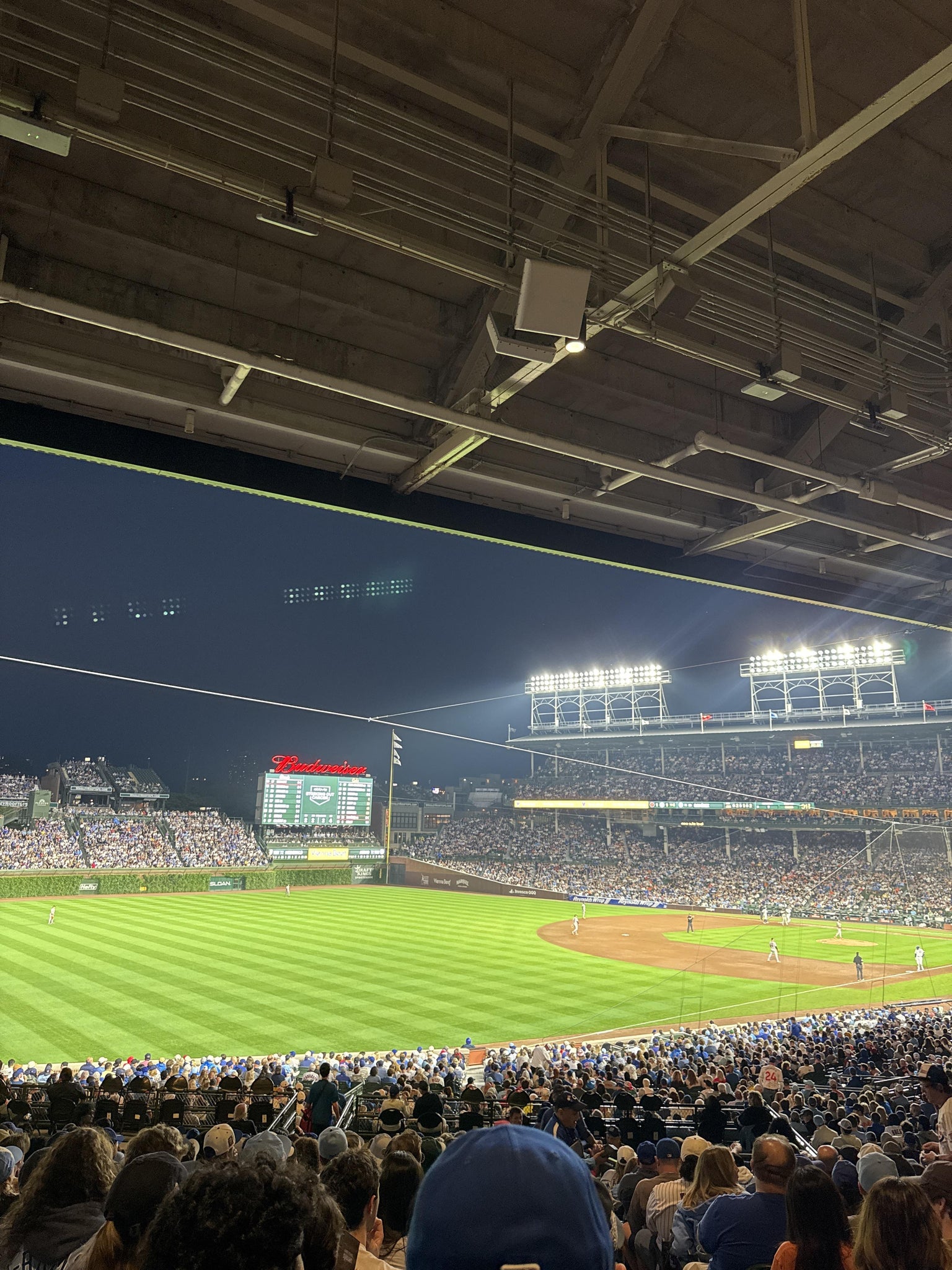 Real Fan View taken from Section 204 at Wrigley Field by Yesenia V