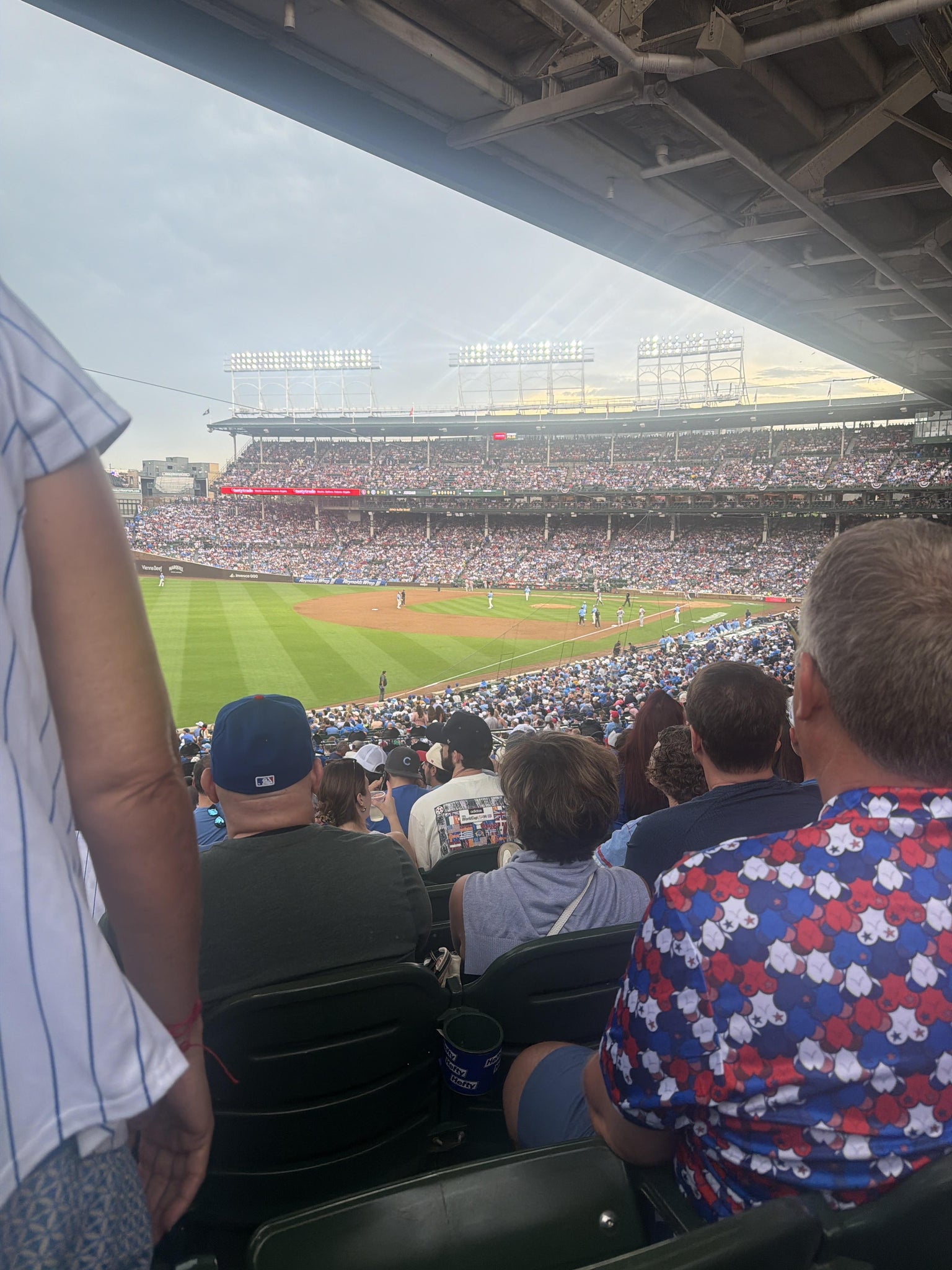 Real Fan View taken from Section 204 at Wrigley Field by Aridai G