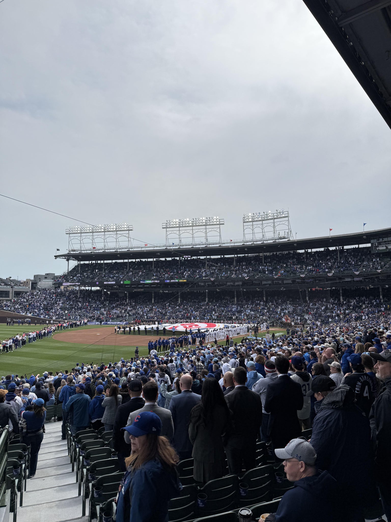 Real Fan View taken from Section 205 at Wrigley Field by Kristina T