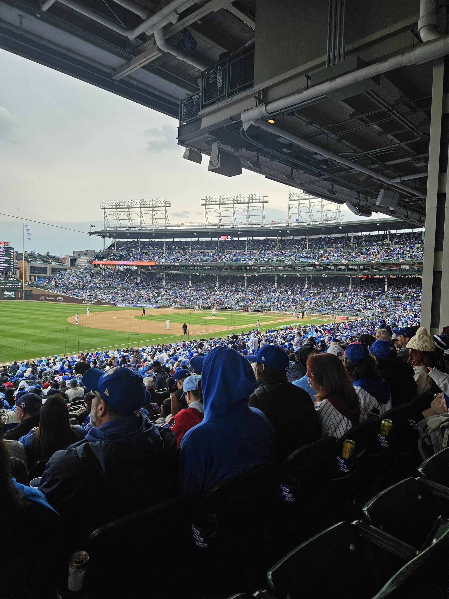 Real Fan View taken from Section 206 at Wrigley Field by Anthony D