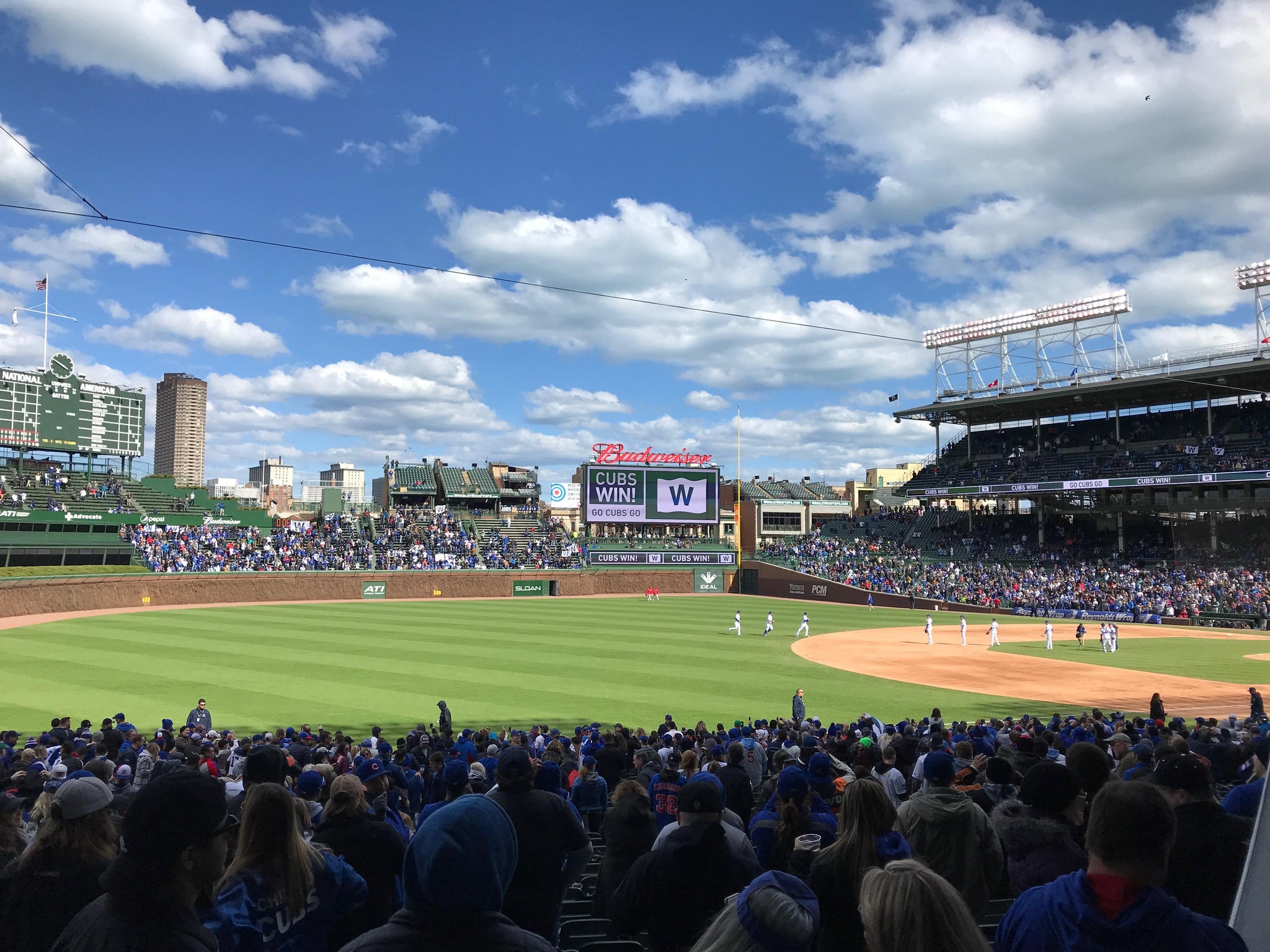 Real Fan View taken from Section 207 at Wrigley Field by Jonathan R