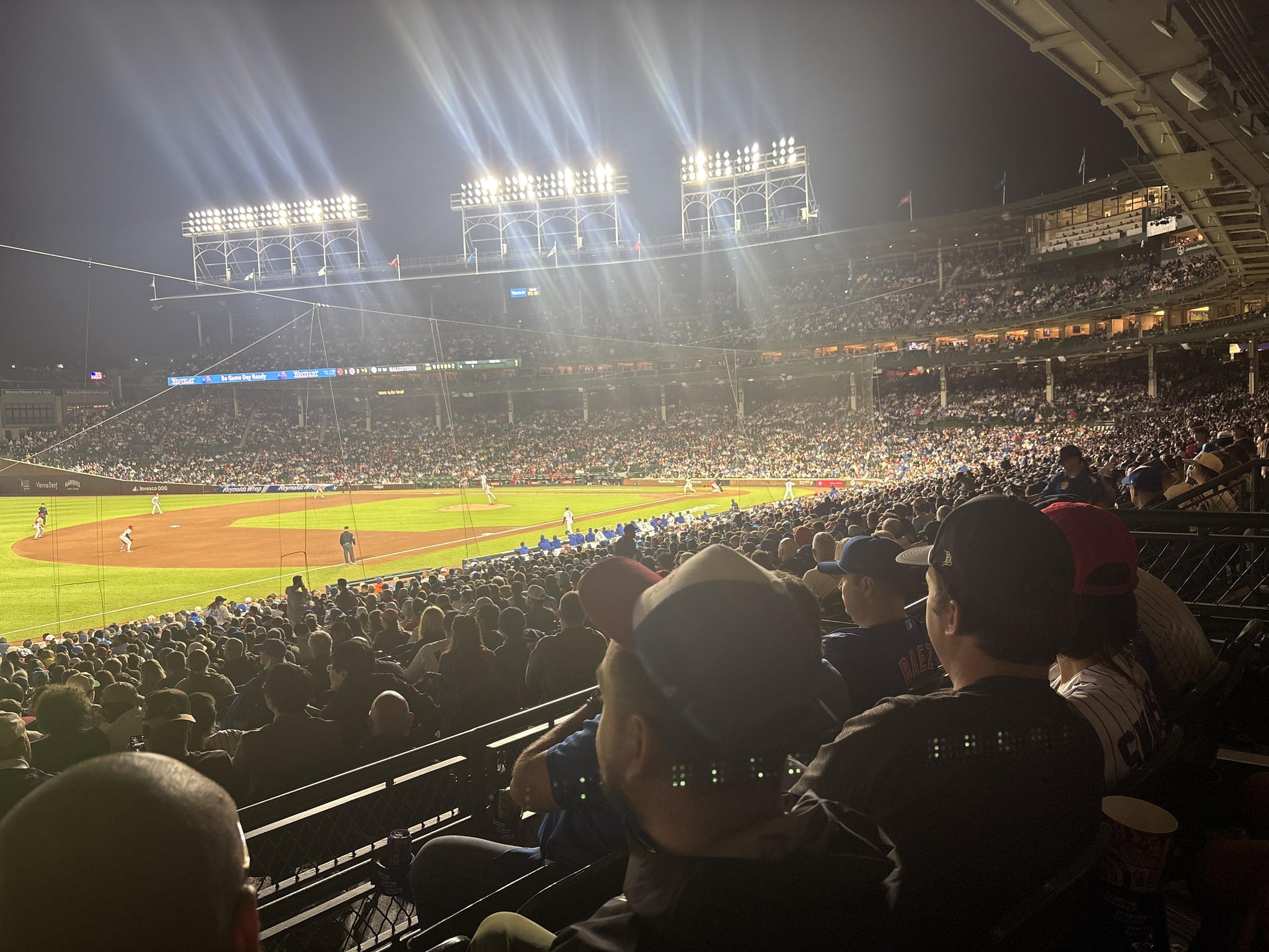 Real Fan View taken from Section 207 at Wrigley Field by Joseph S