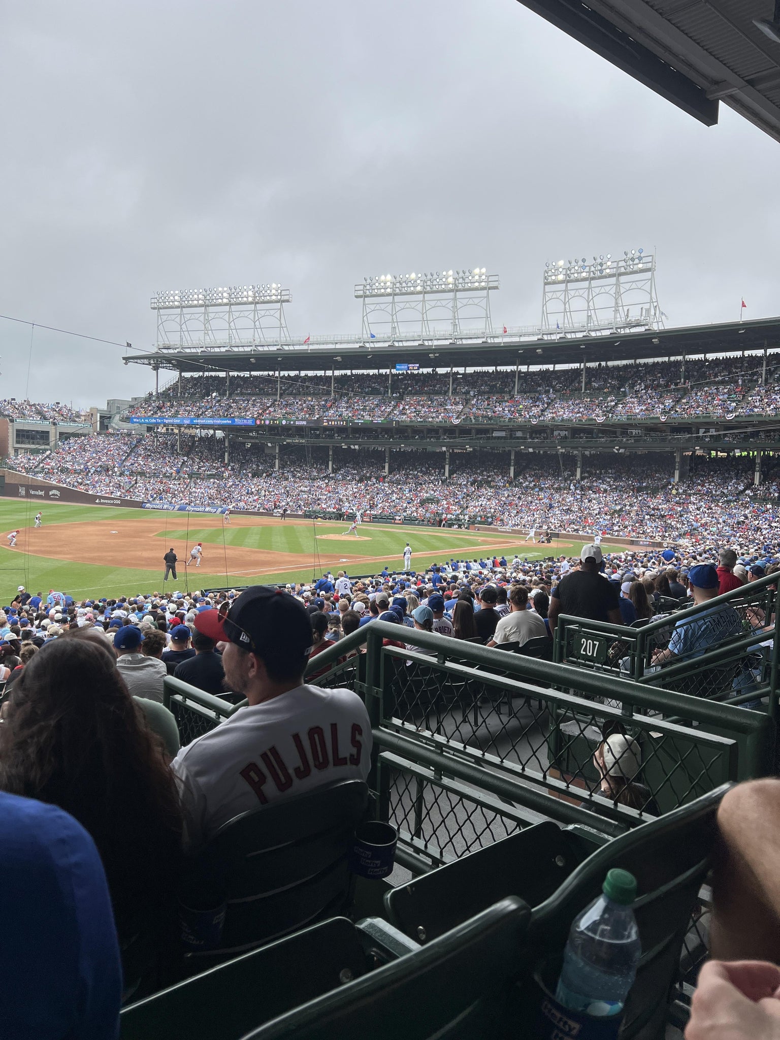 Real Fan View taken from Section 207 at Wrigley Field by Andy U