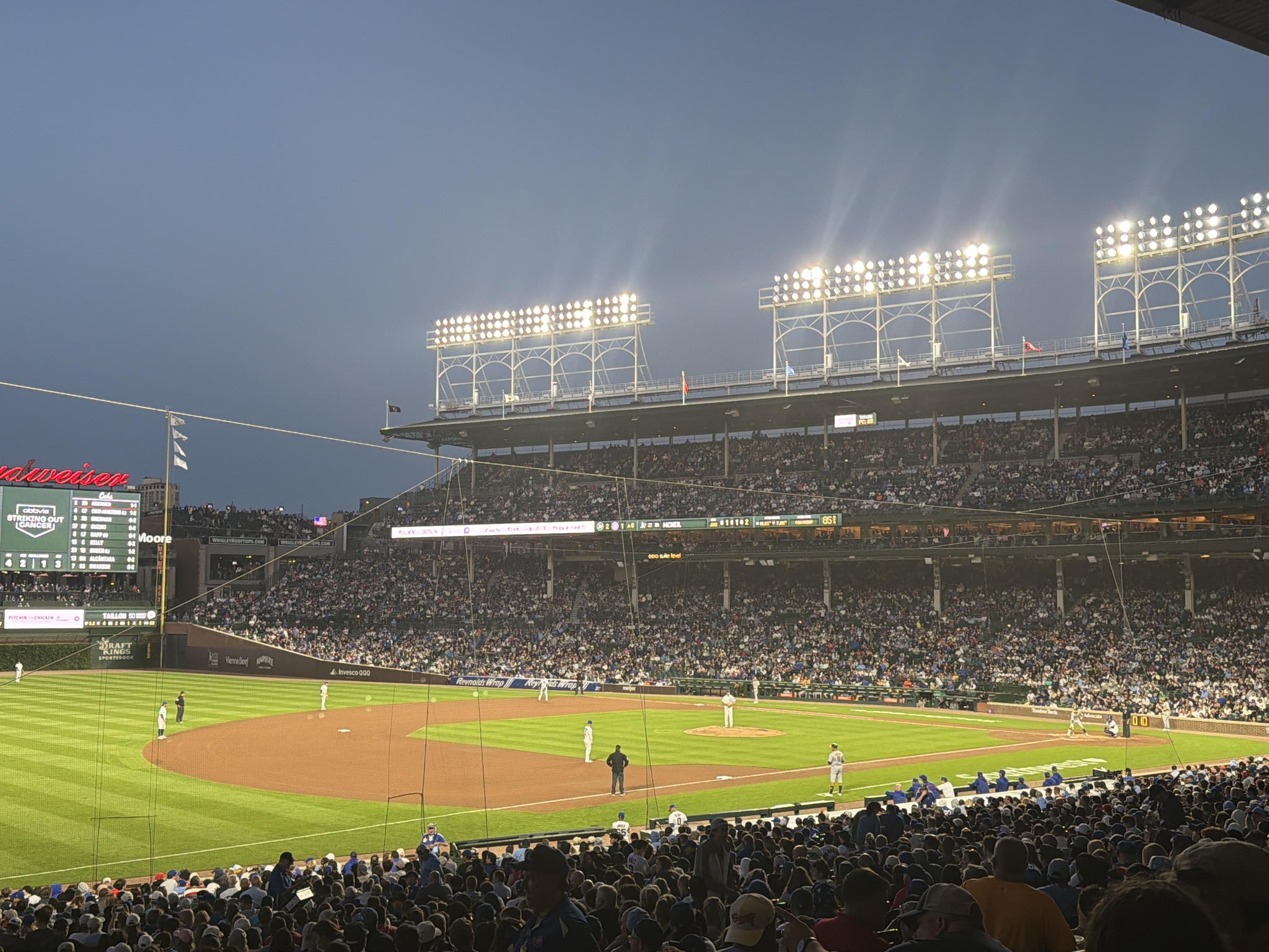 Real Fan View taken from Section 207 at Wrigley Field by Bryan P