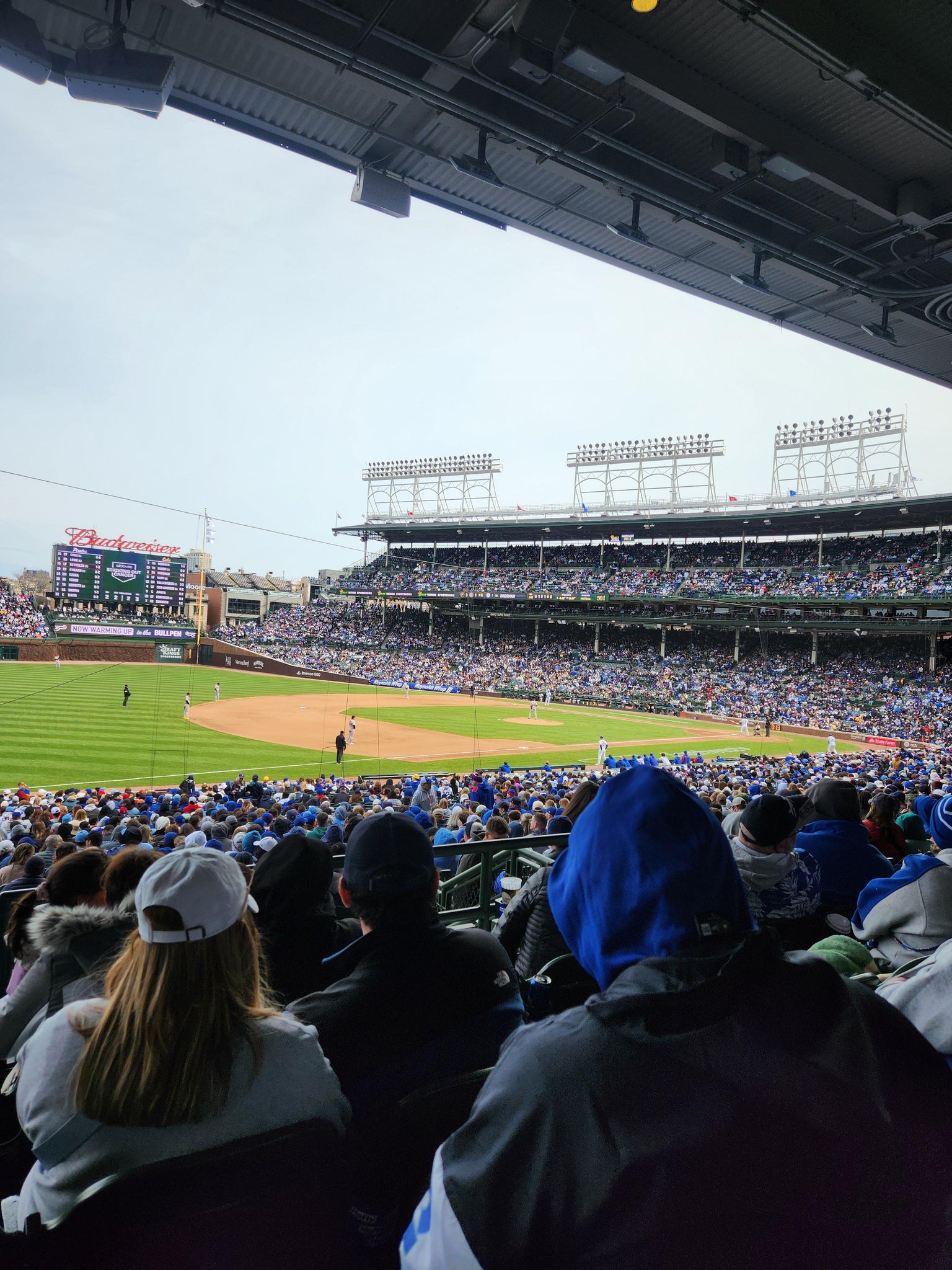 Real Fan View taken from Section 207 at Wrigley Field by Adam  L
