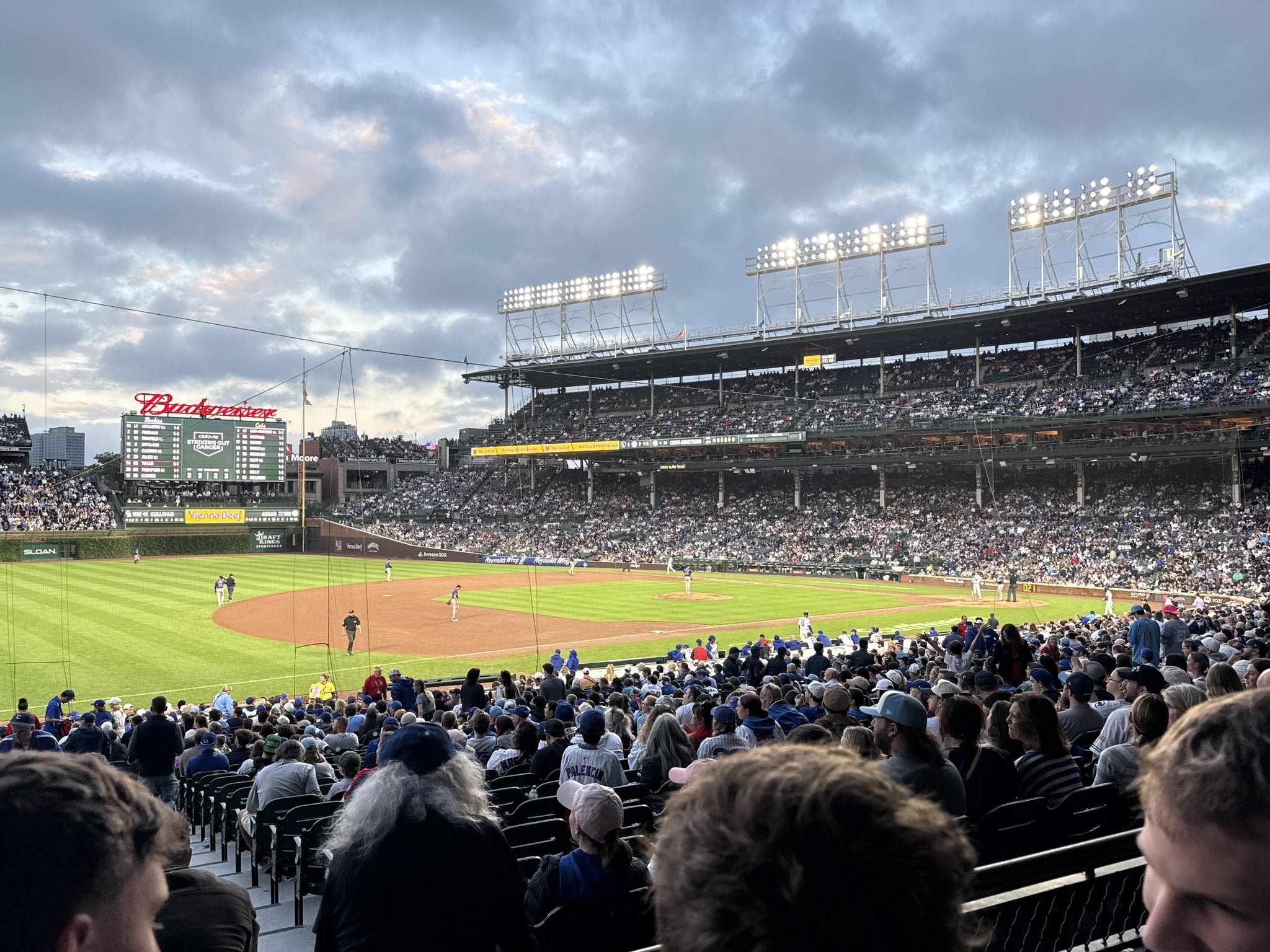 Real Fan View taken from Section 208 at Wrigley Field by Anthony  F