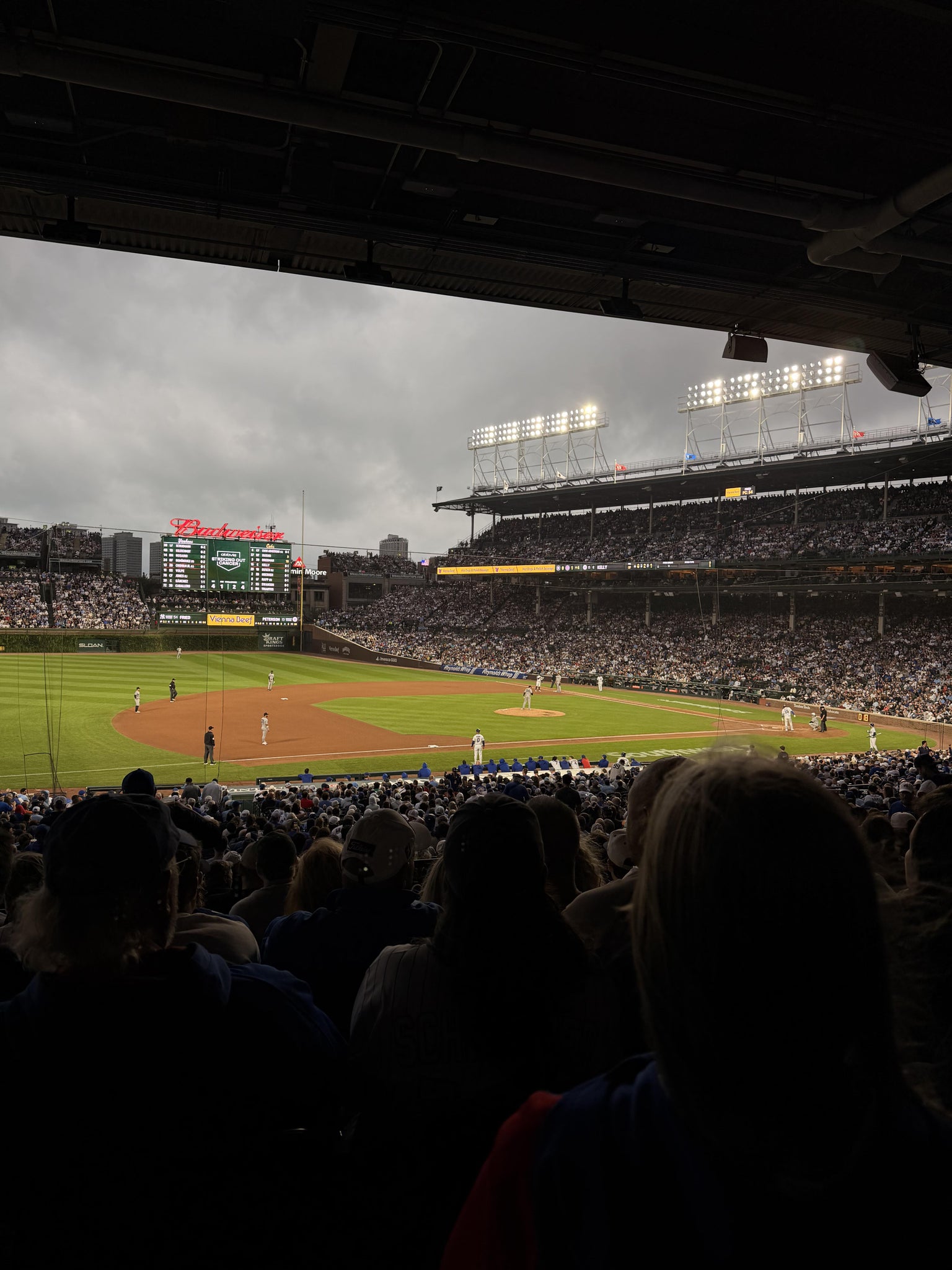 Real Fan View taken from Section 209 at Wrigley Field by Isidro B