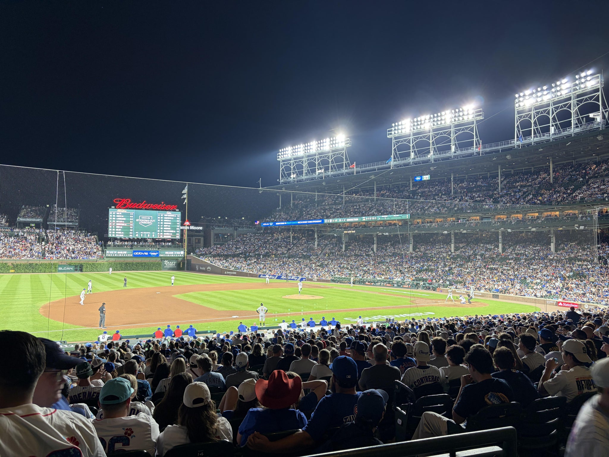 Real Fan View taken from Section 209 at Wrigley Field by Max B