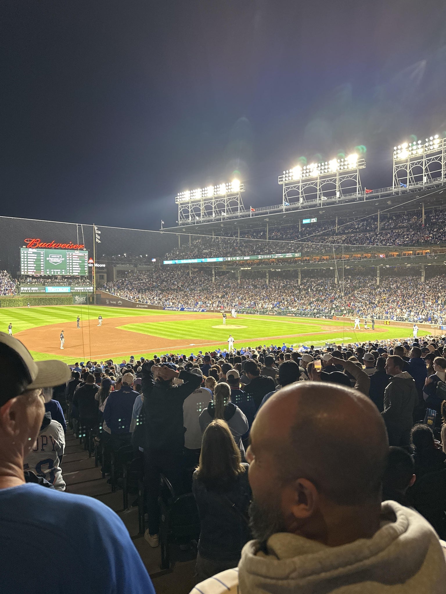 Real Fan View taken from Section 209 at Wrigley Field by Lisa G