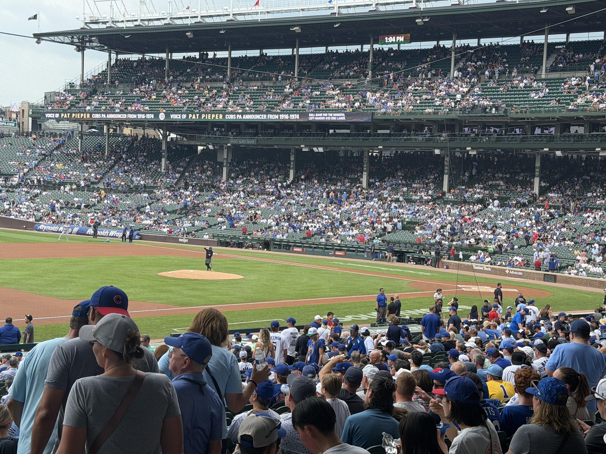 Real Fan View taken from Section 209 at Wrigley Field by Efren M