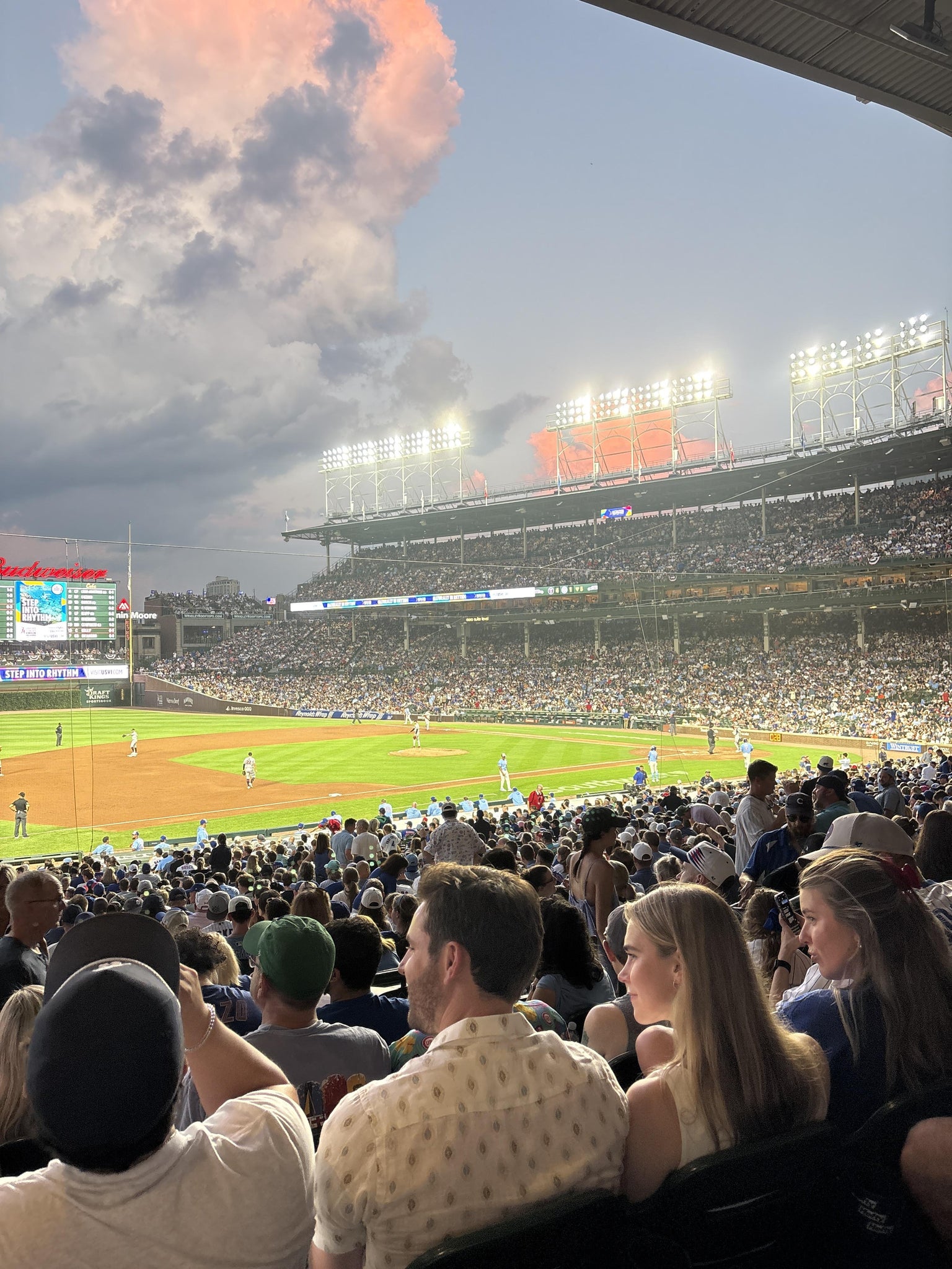 Real Fan View taken from Section 209 at Wrigley Field by Quintin F