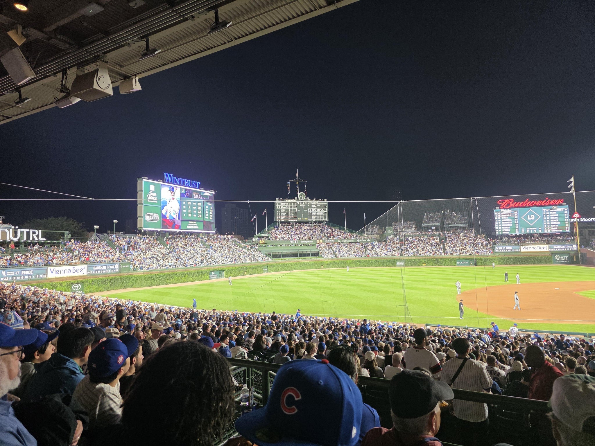 Real Fan View taken from Section 209 at Wrigley Field by Nicholas-george K