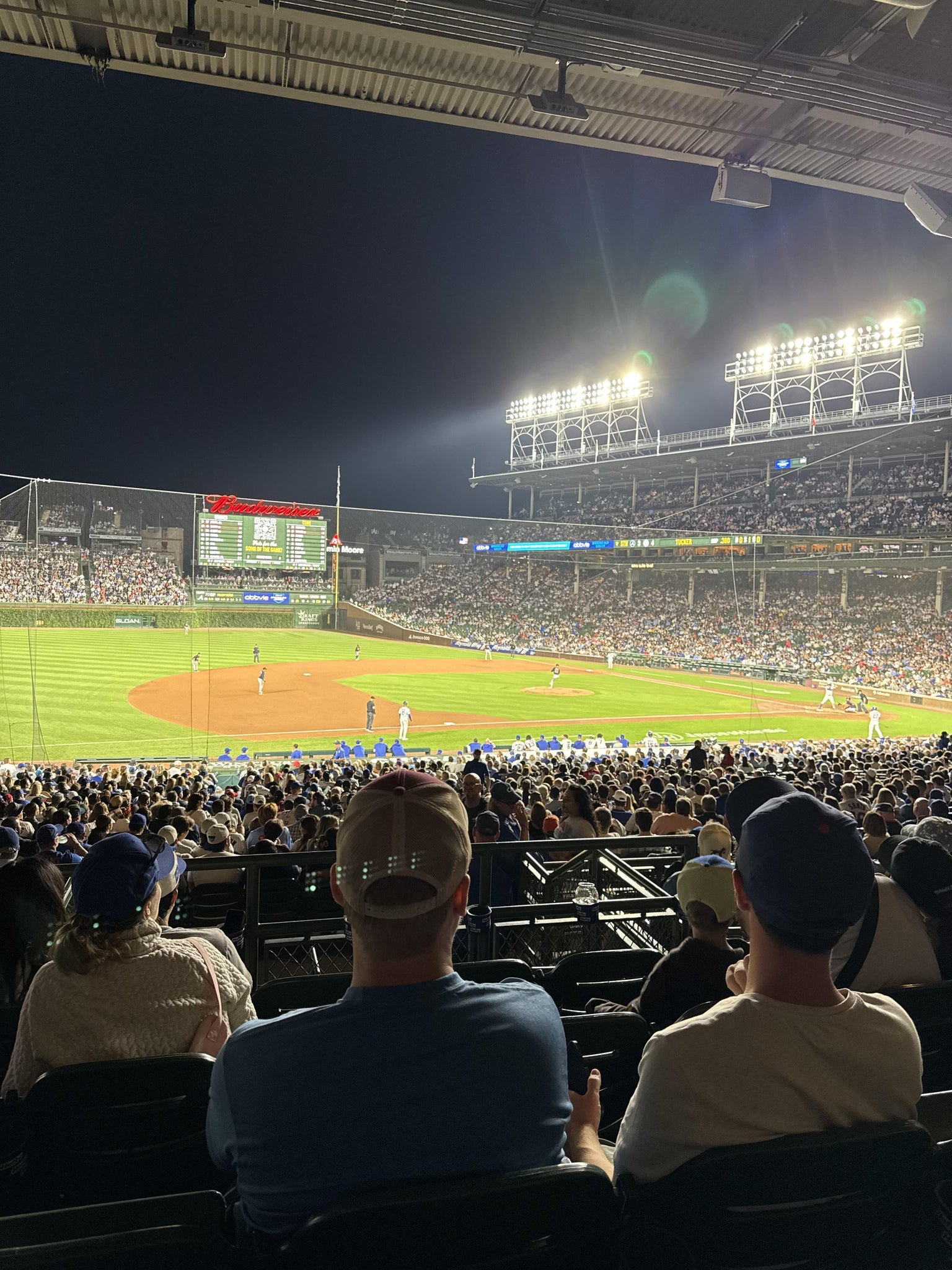 Real Fan View taken from Section 209 at Wrigley Field by Rance C