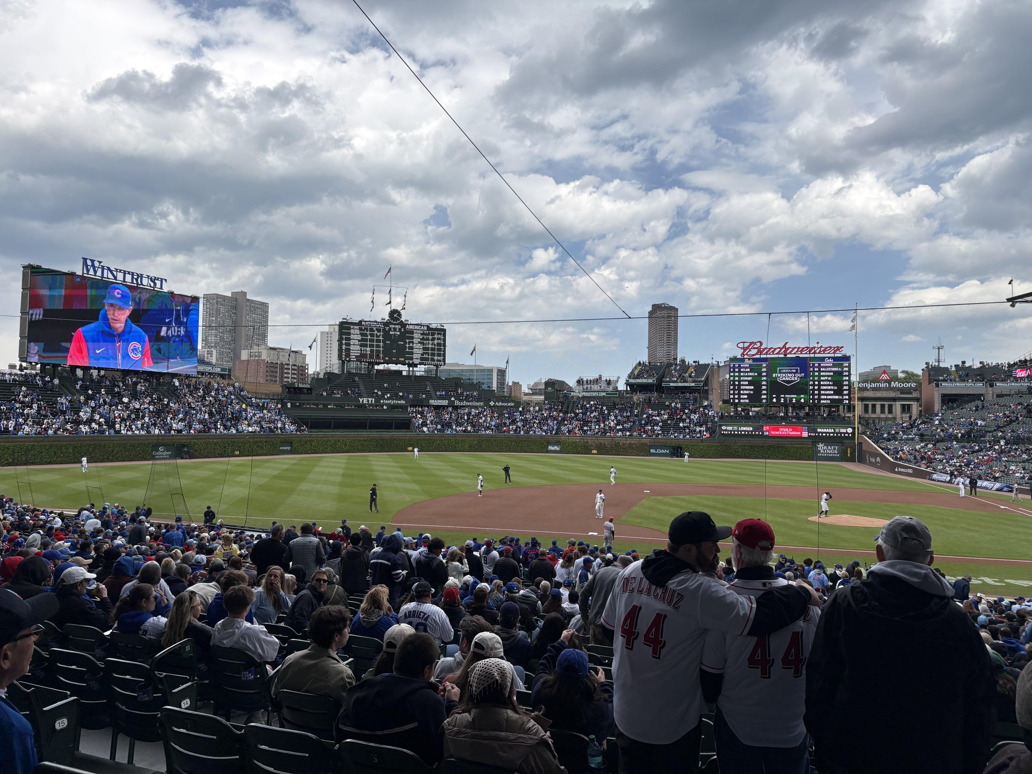 Real Fan View taken from Section 212 at Wrigley Field by James O