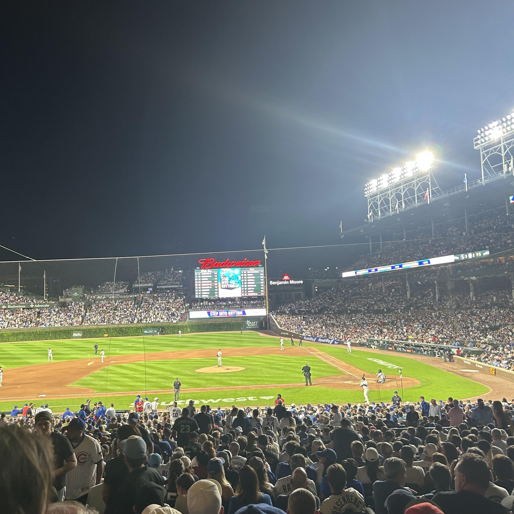 Real Fan View taken from Section 213 at Wrigley Field by Andrea M