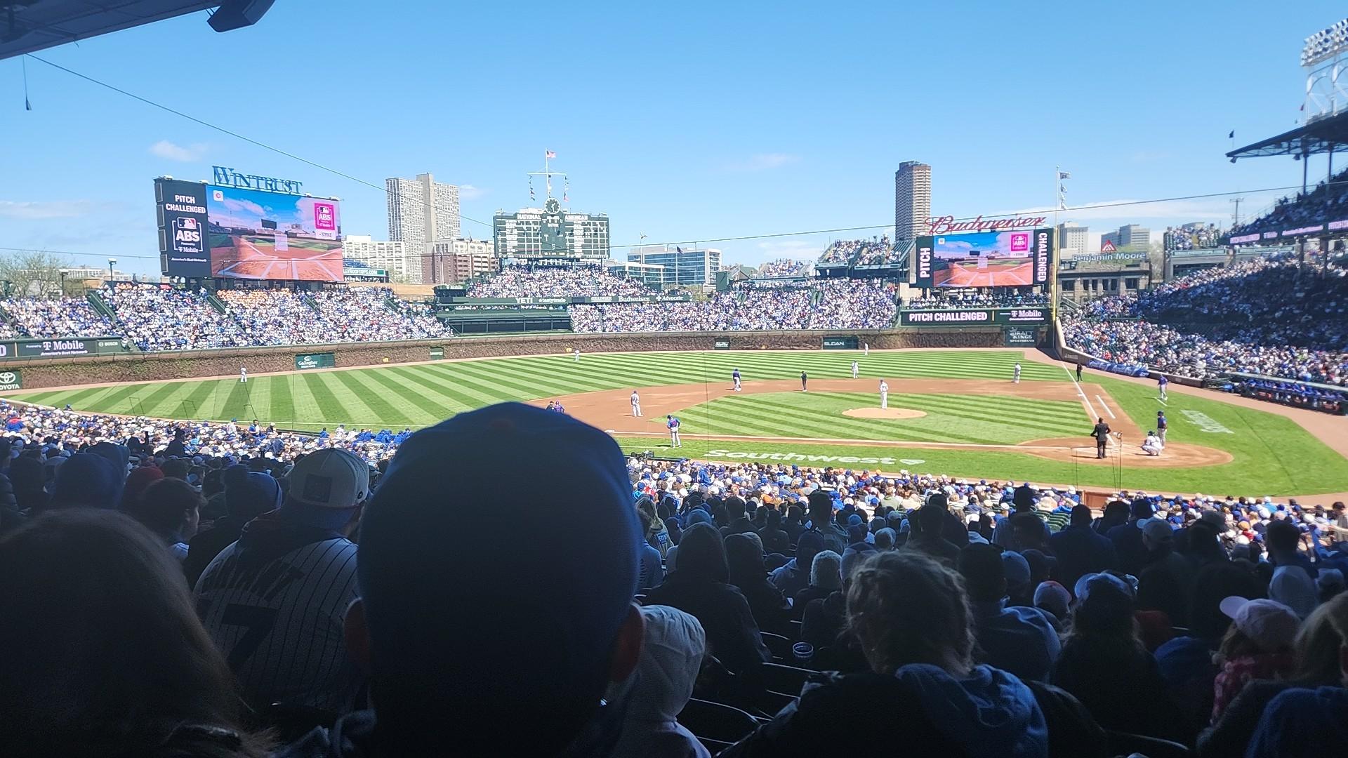 Real Fan View taken from Section 213 at Wrigley Field by Candice J