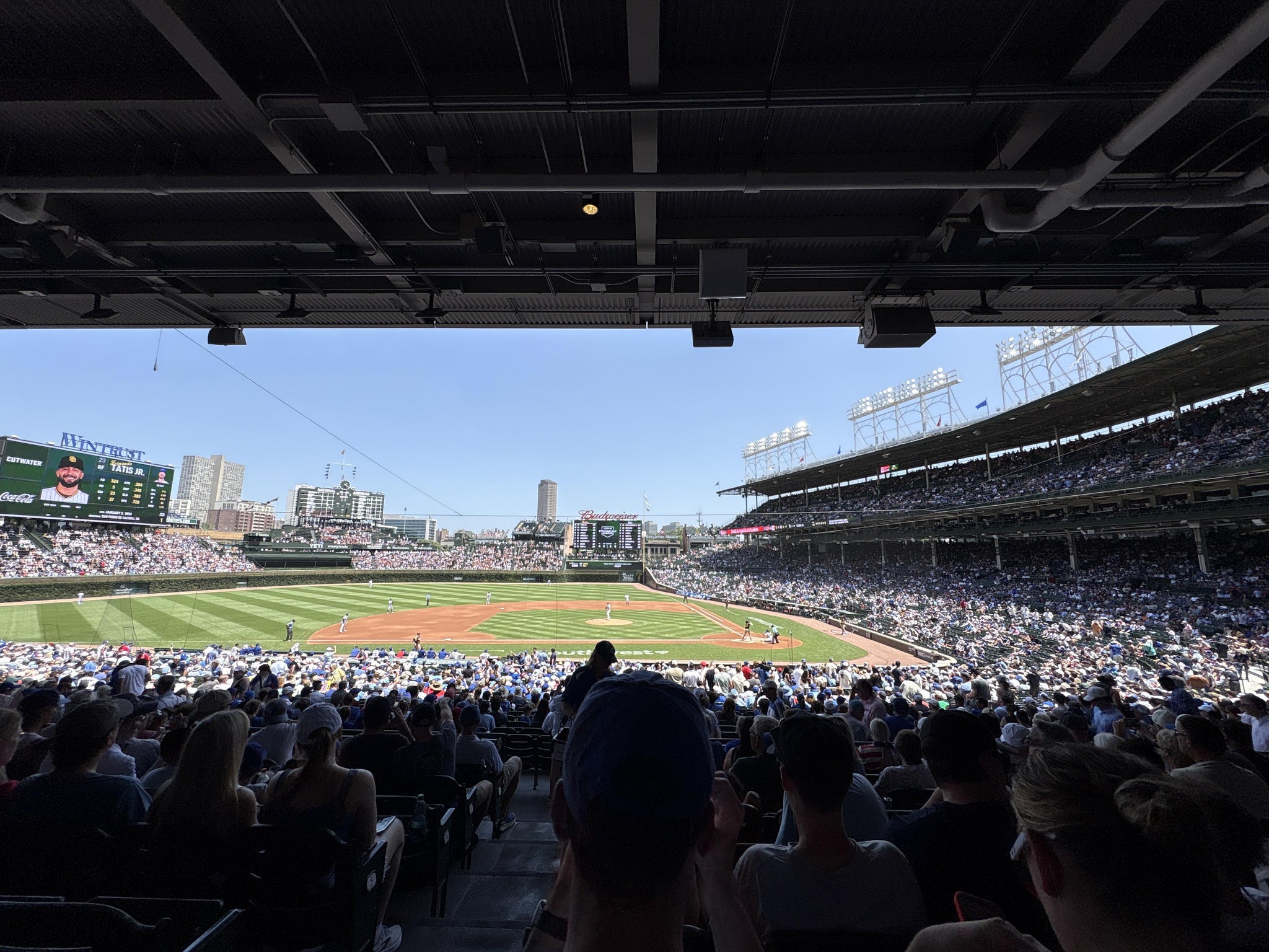 Real Fan View taken from Section 213 at Wrigley Field by Zachary F