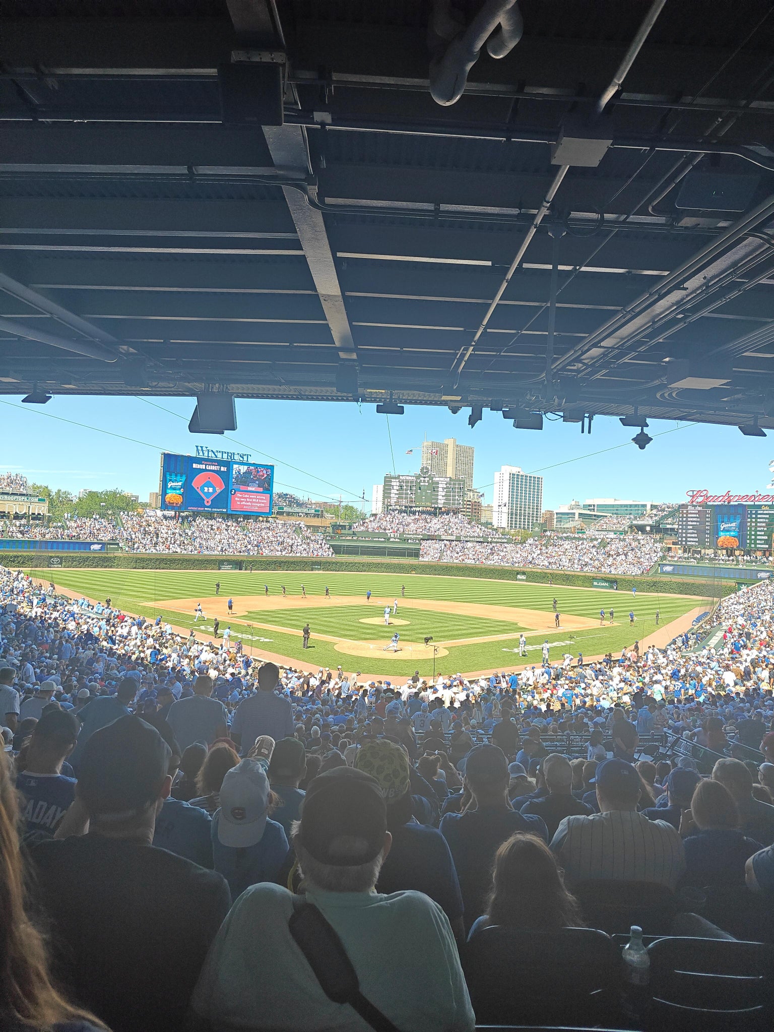 Real Fan View taken from Section 216 at Wrigley Field by Ricardo A