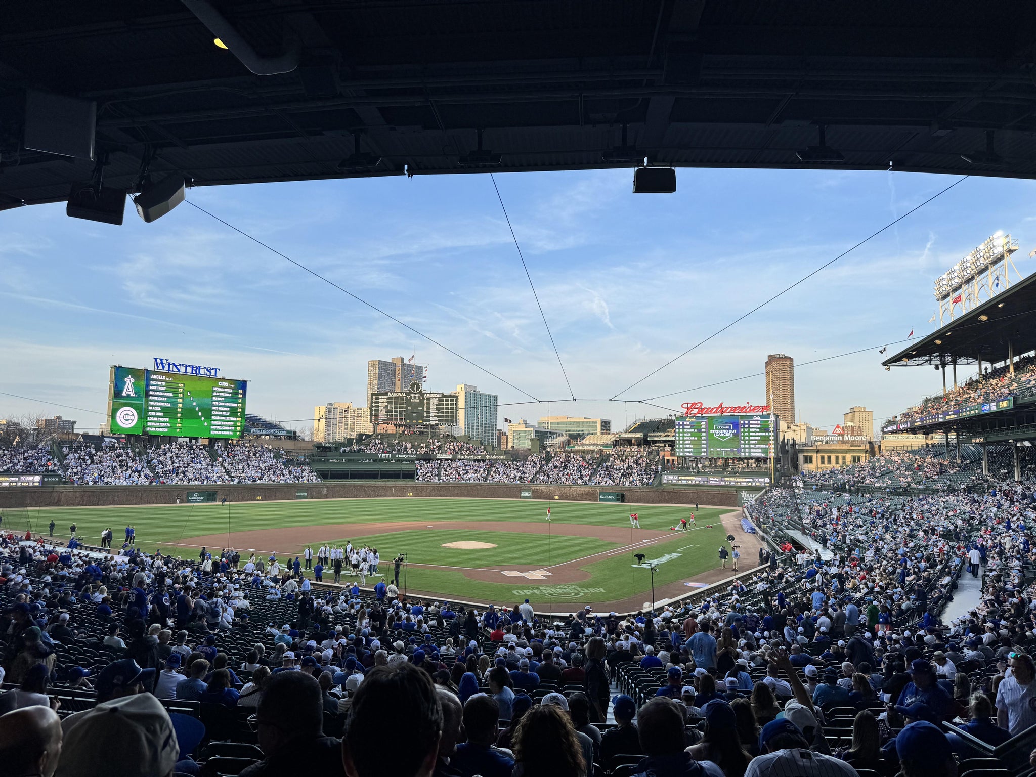 Real Fan View taken from Section 216 at Wrigley Field by Marie T