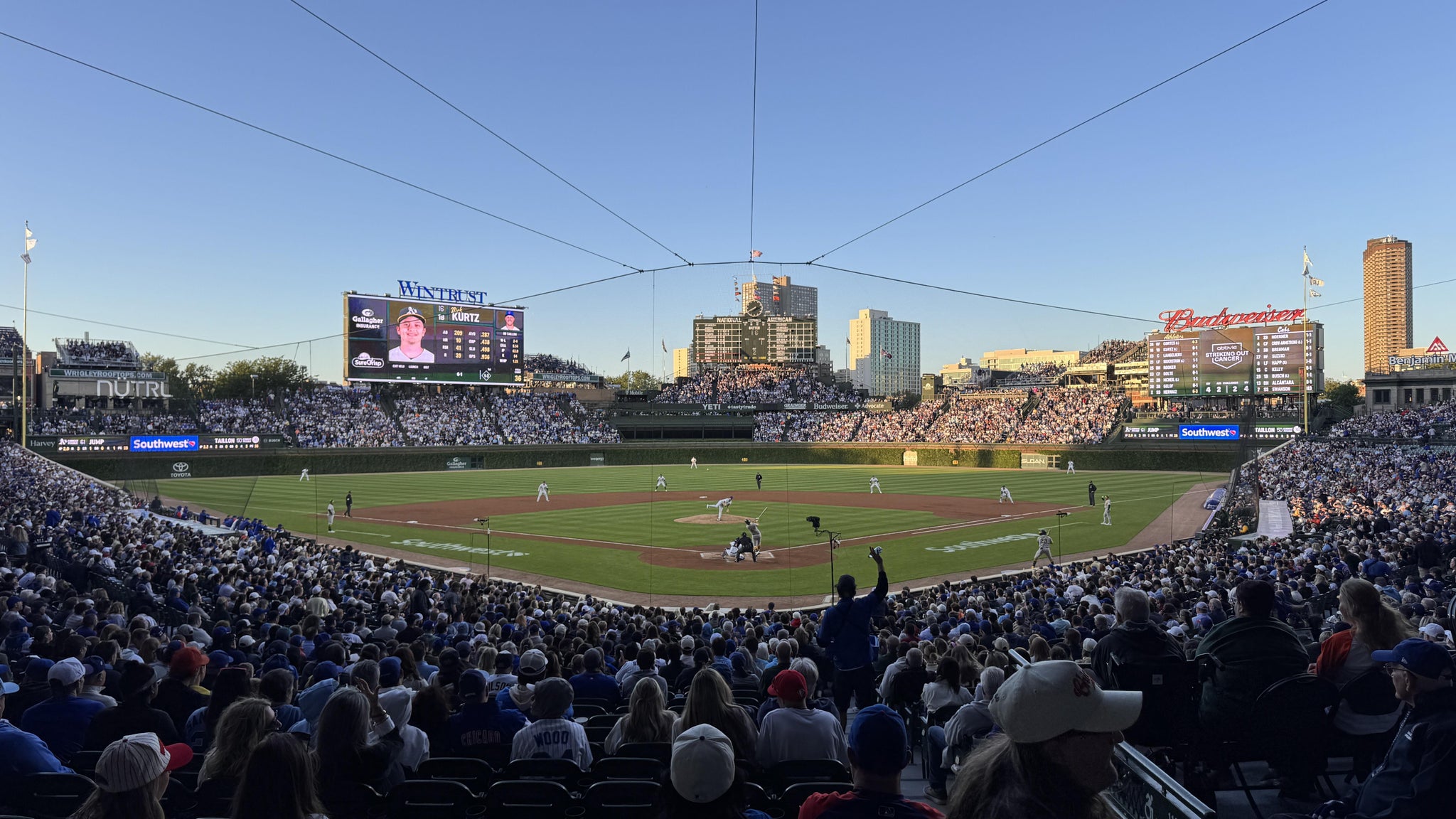 Real Fan View taken from Section 217 at Wrigley Field by Marc B