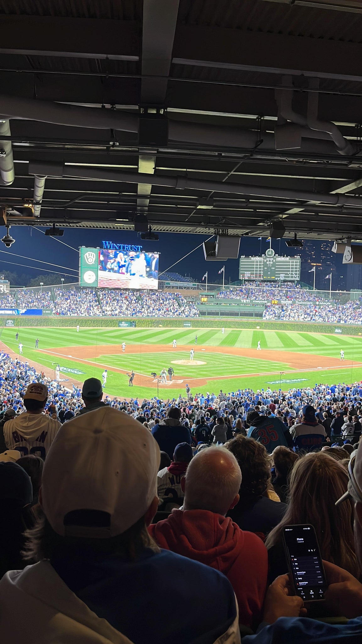Real Fan View taken from Section 218 at Wrigley Field by Adauto L