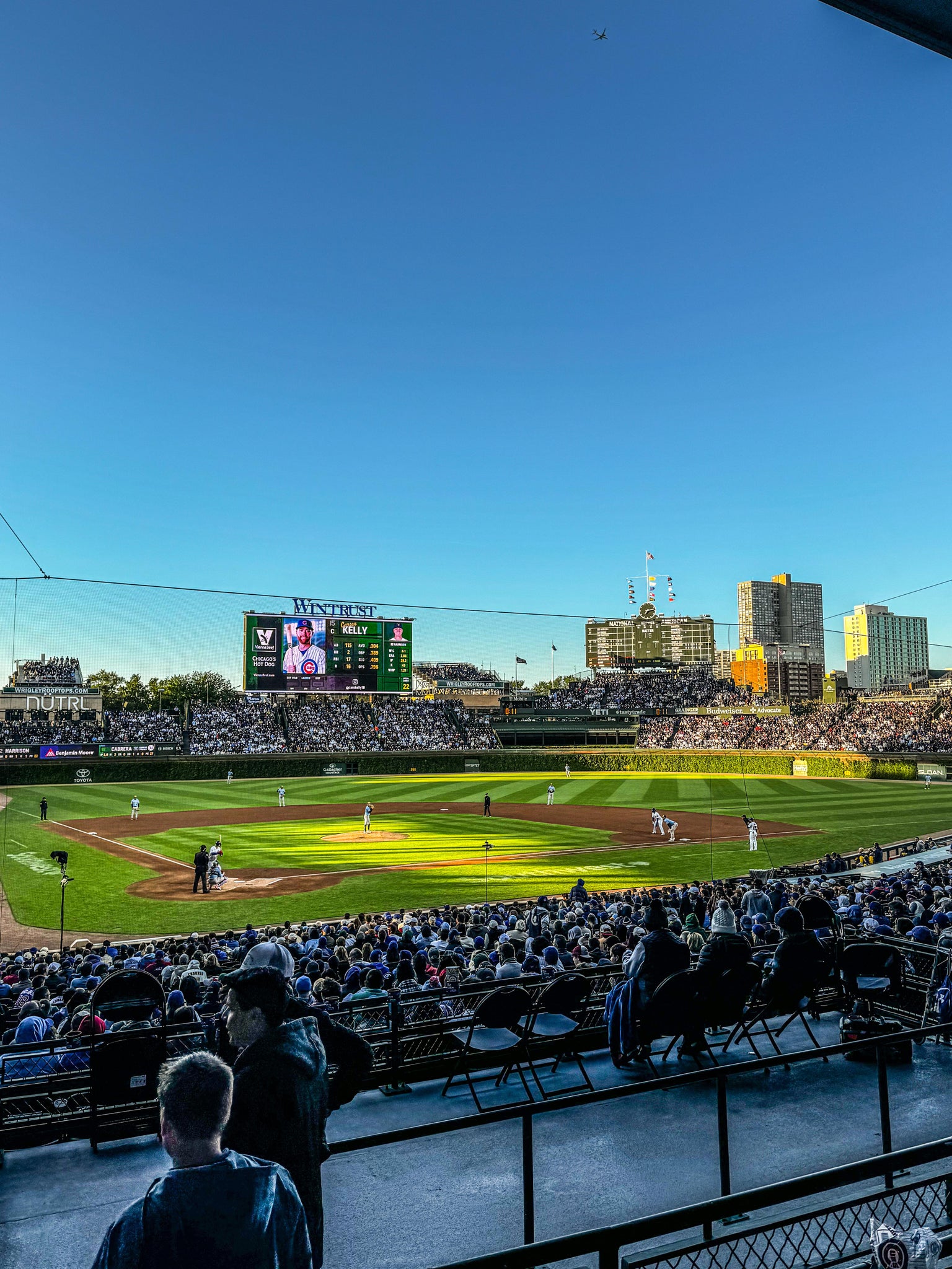 Real Fan View taken from Section 220 at Wrigley Field by Ryan C