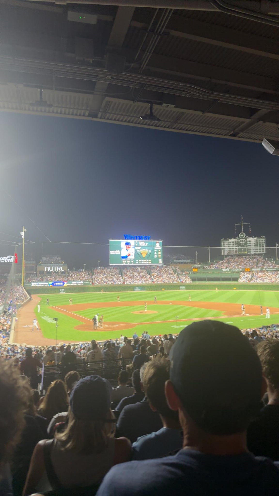 Real Fan View taken from Section 220 at Wrigley Field by Arturo A
