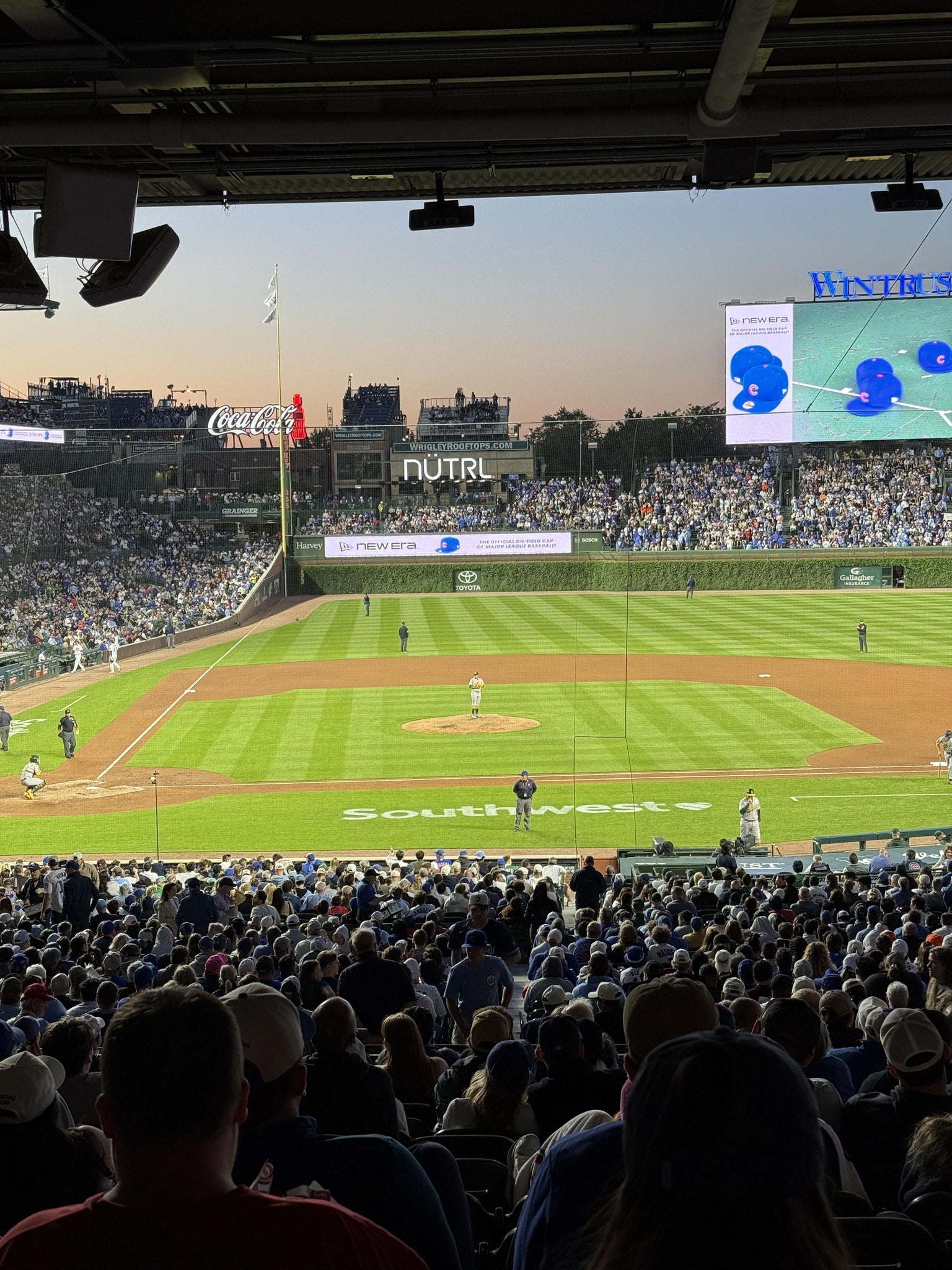 Real Fan View taken from Section 222 at Wrigley Field by Andy B