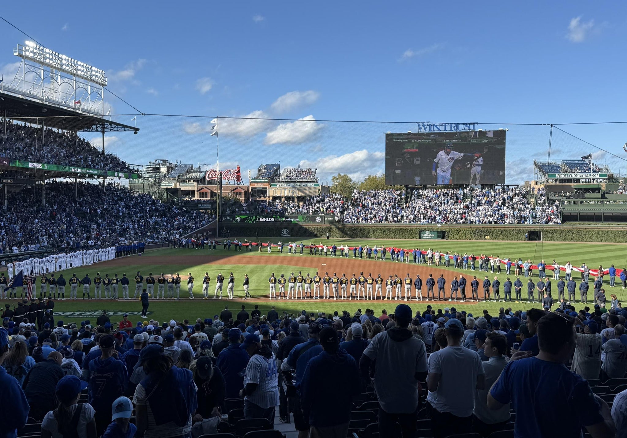 Real Fan View taken from Section 225 at Wrigley Field by Patricia C