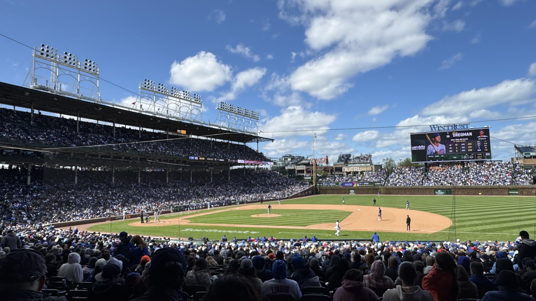 Real Fan View taken from Section 225 at Wrigley Field by Alexander K