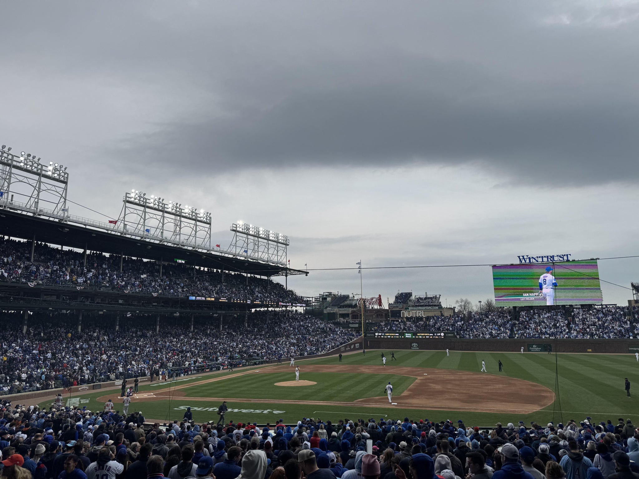Real Fan View taken from Section 225 at Wrigley Field by Alexander K