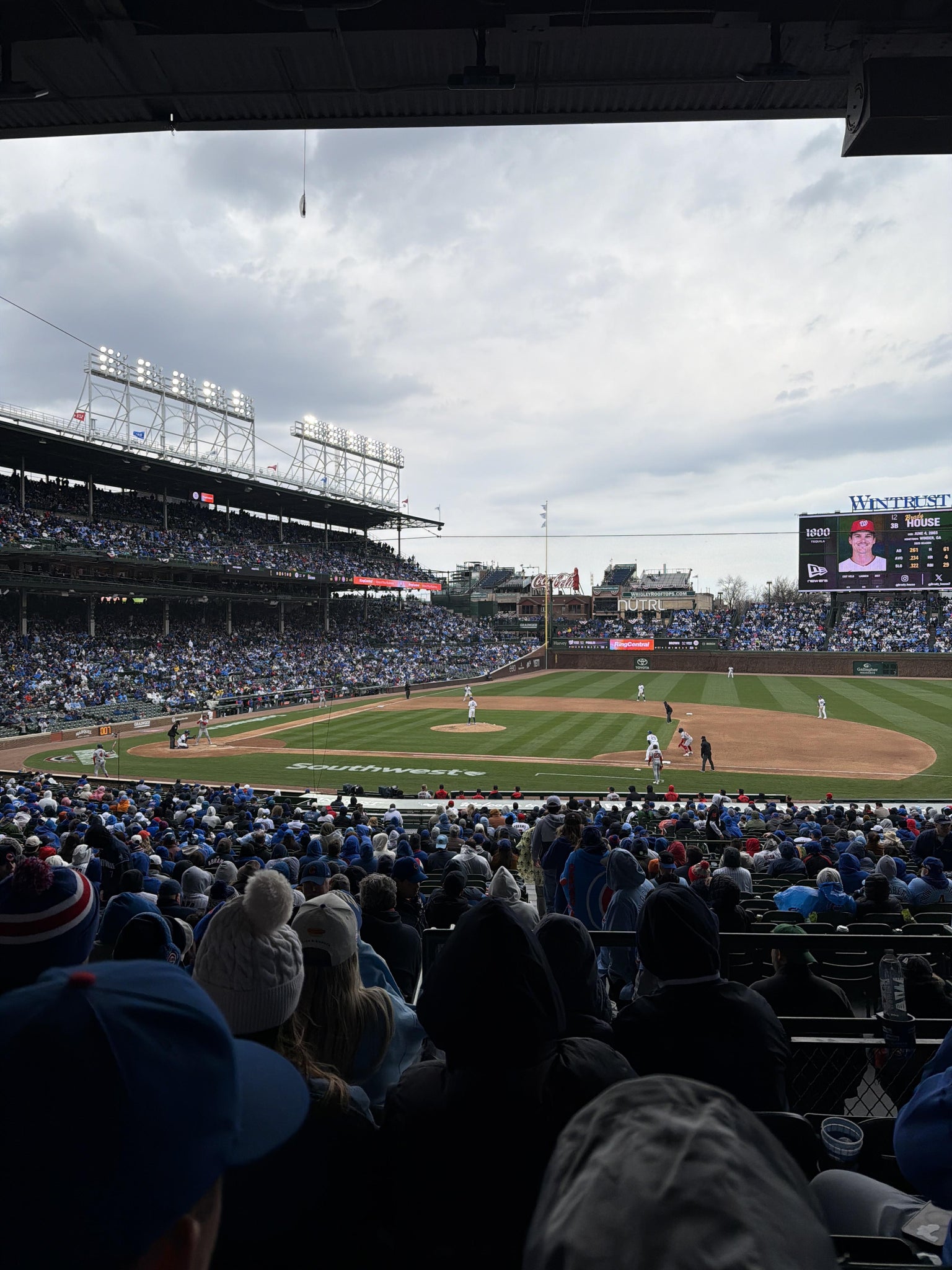 Real Fan View taken from Section 225 at Wrigley Field by Kyle D