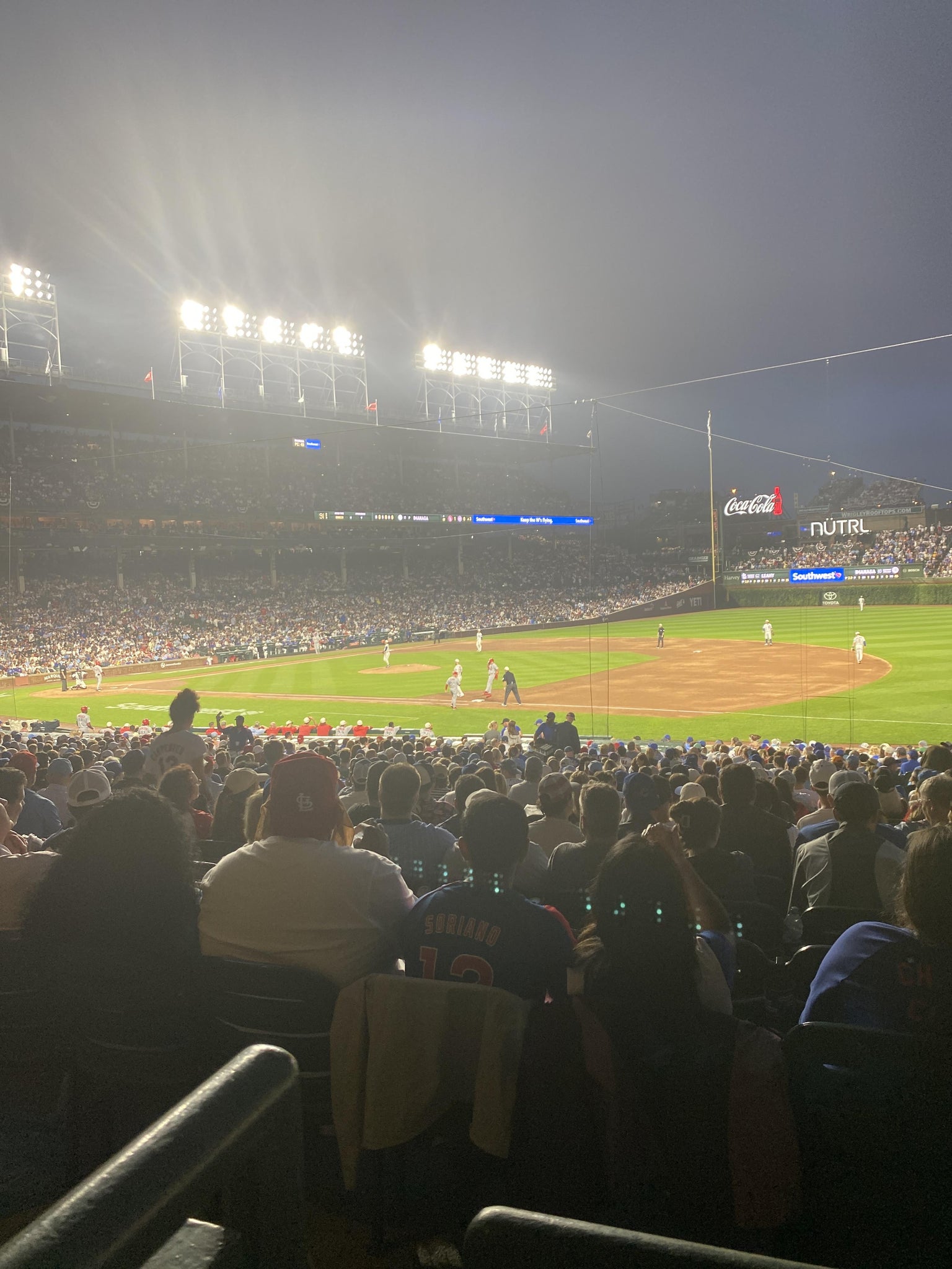 Real Fan View taken from Section 227 at Wrigley Field by Marcus S