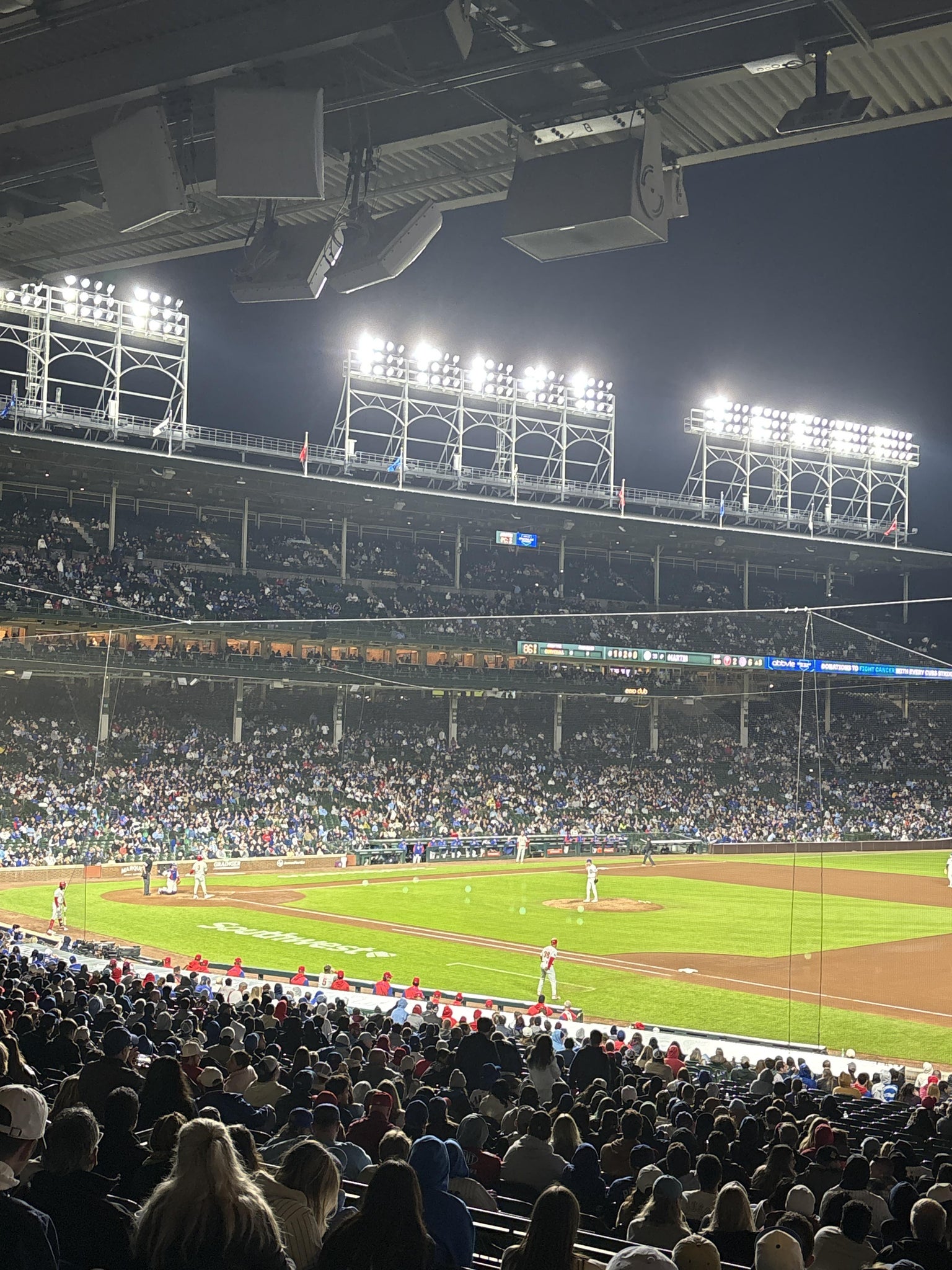 Real Fan View taken from Section 227 at Wrigley Field by Andrew M